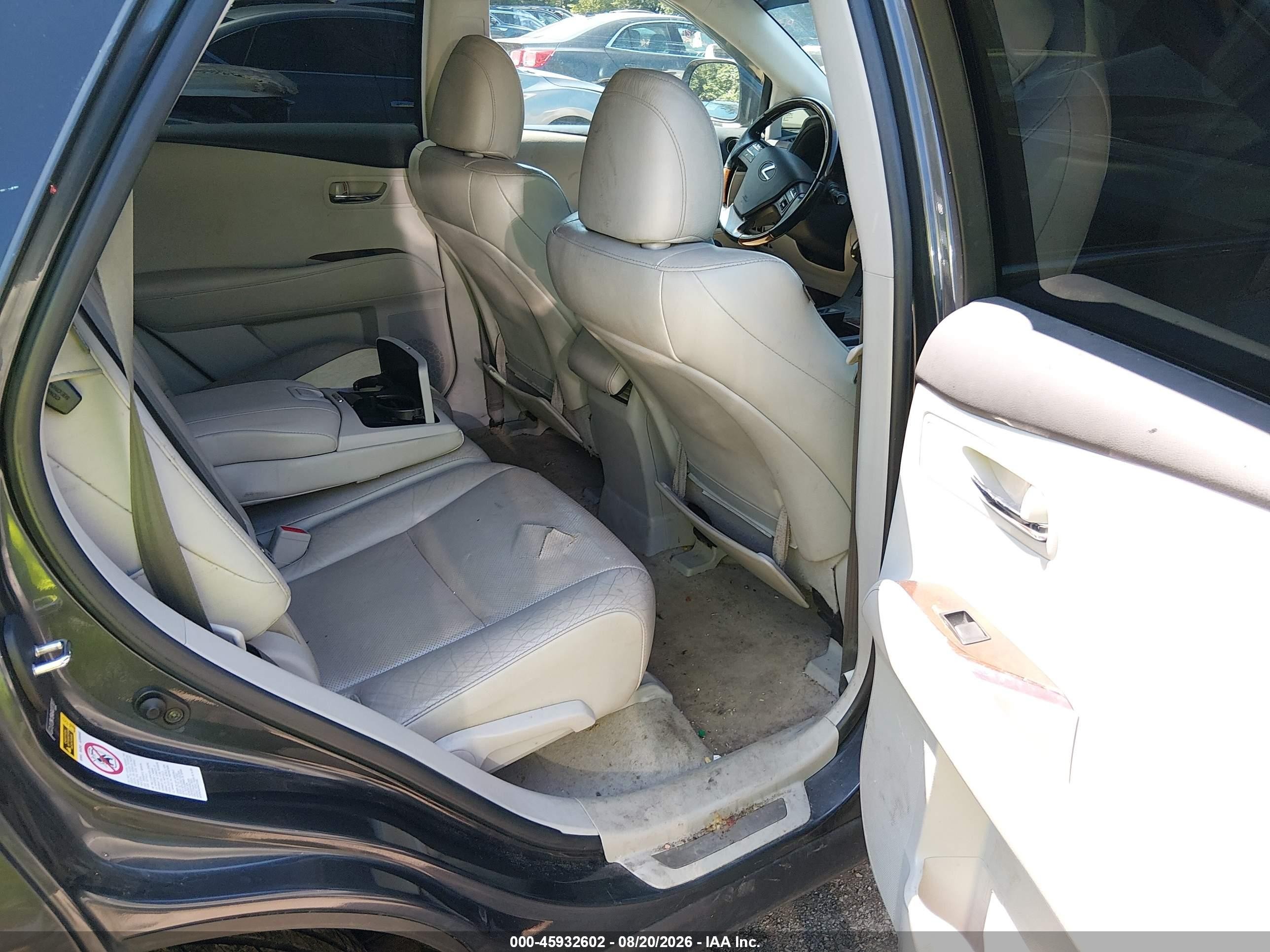 2010 Lexus Rx 350 Серый vin: 2T2BK1BA6AC077831