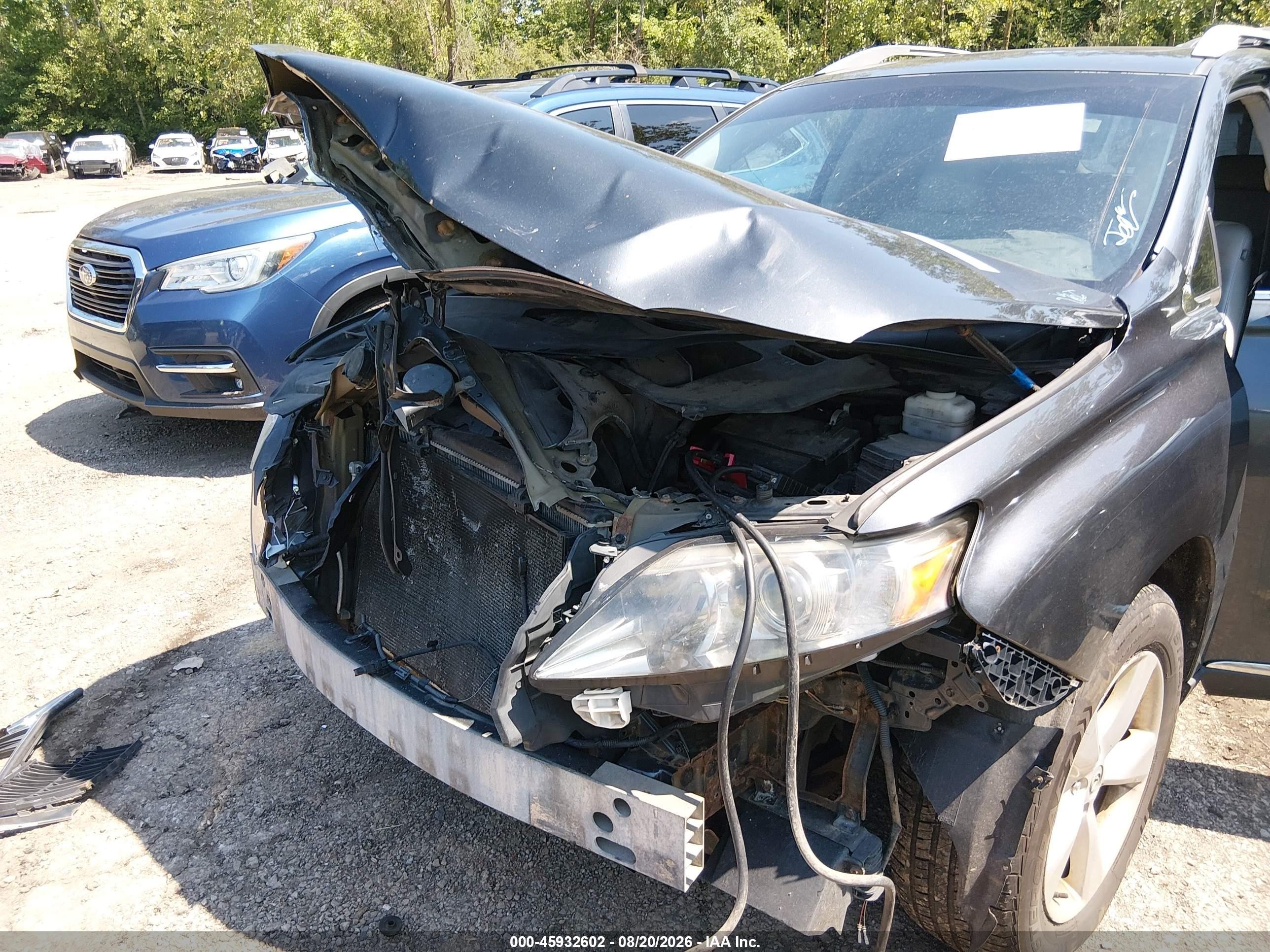 2010 Lexus Rx 350 Серый vin: 2T2BK1BA6AC077831