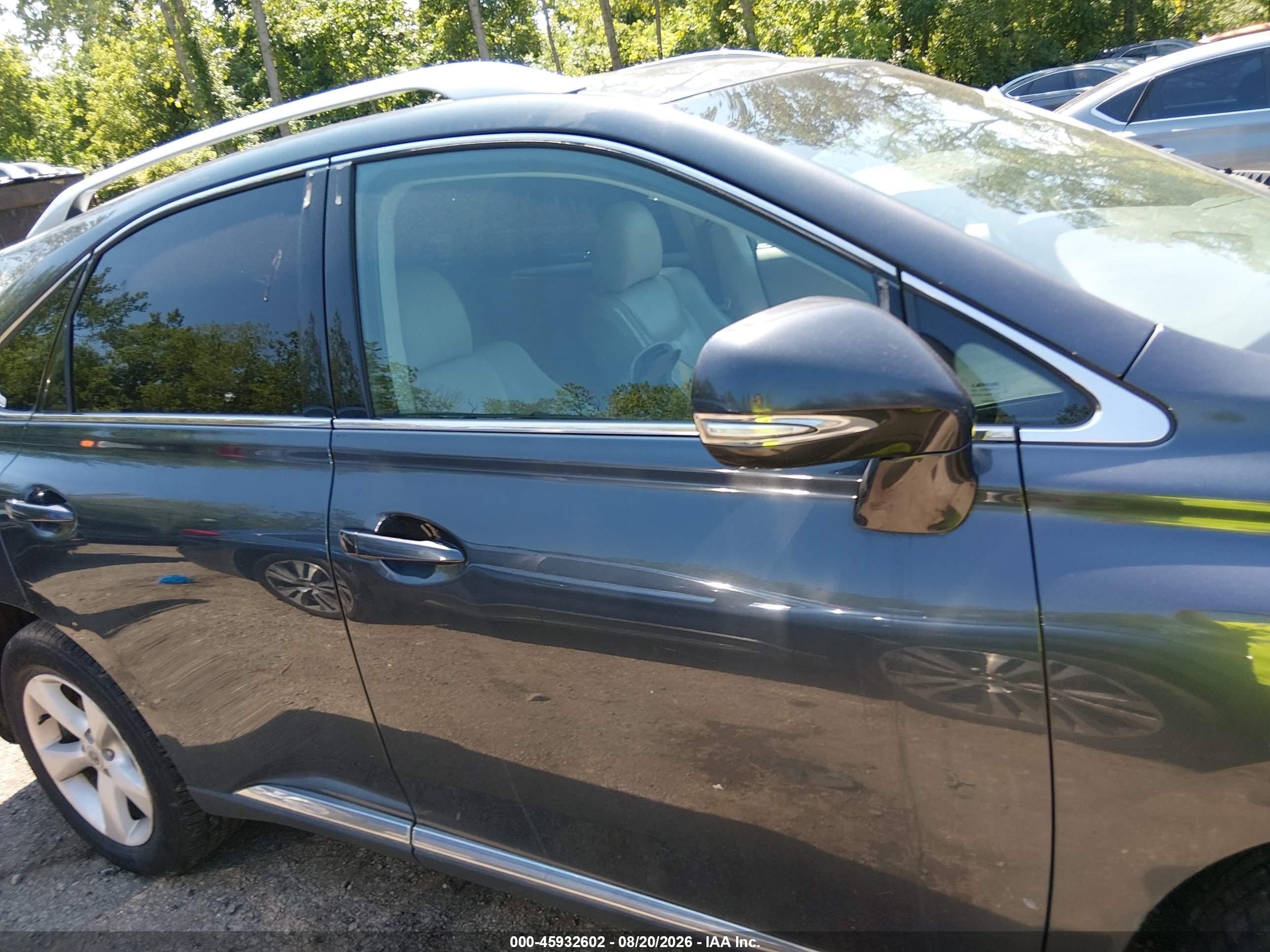 2010 Lexus Rx 350 Серый vin: 2T2BK1BA6AC077831
