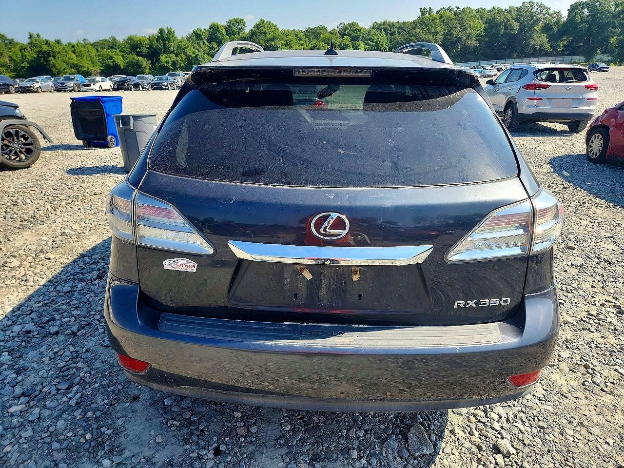 2011 Lexus Rx 350 Gray vin: 2T2BK1BA6BC083971