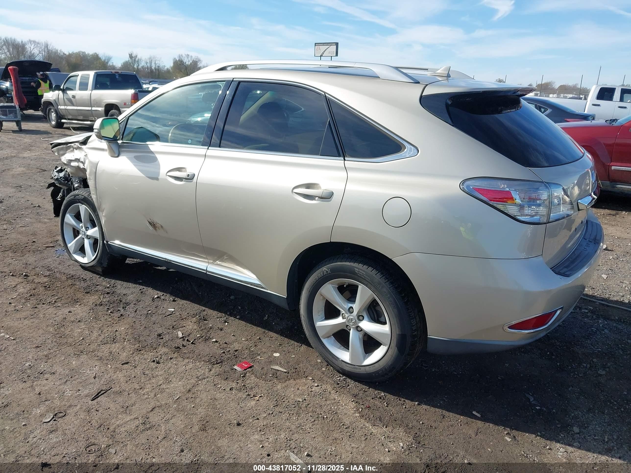2011 Lexus Rx 350   Золотой vin: 2T2BK1BA6BC111381