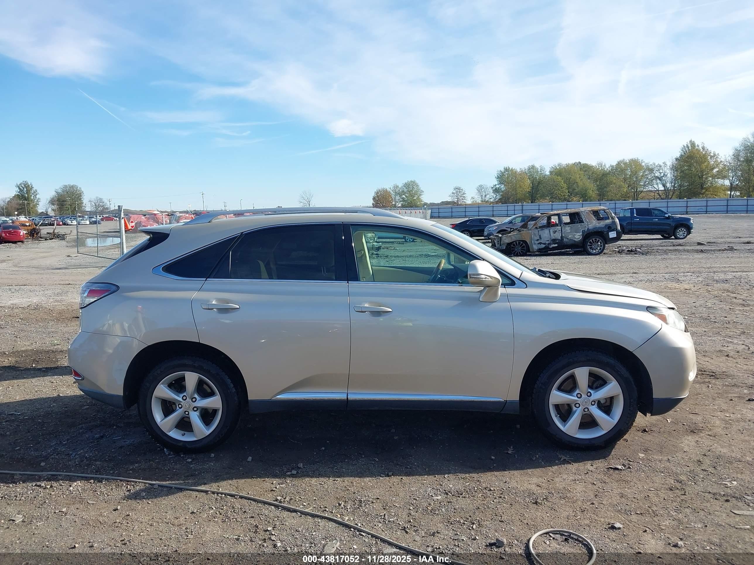 2011 Lexus Rx 350   Золотой vin: 2T2BK1BA6BC111381