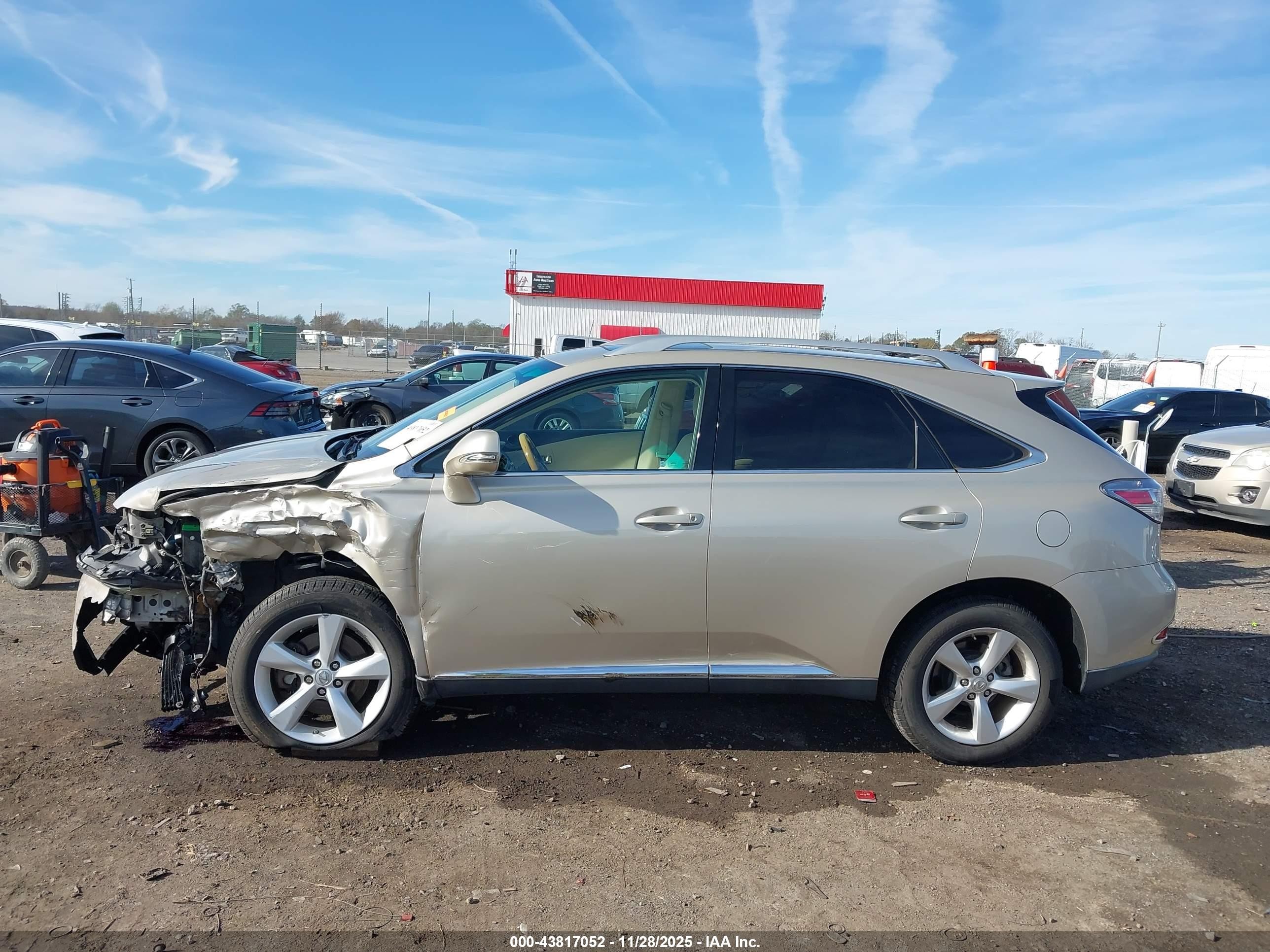 2011 Lexus Rx 350   Золотой vin: 2T2BK1BA6BC111381