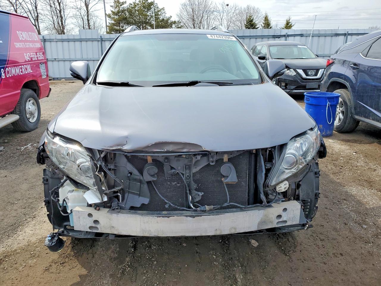 2012 Lexus Rx350 4dr Awd Gray vin: 2T2BK1BA6CC121412