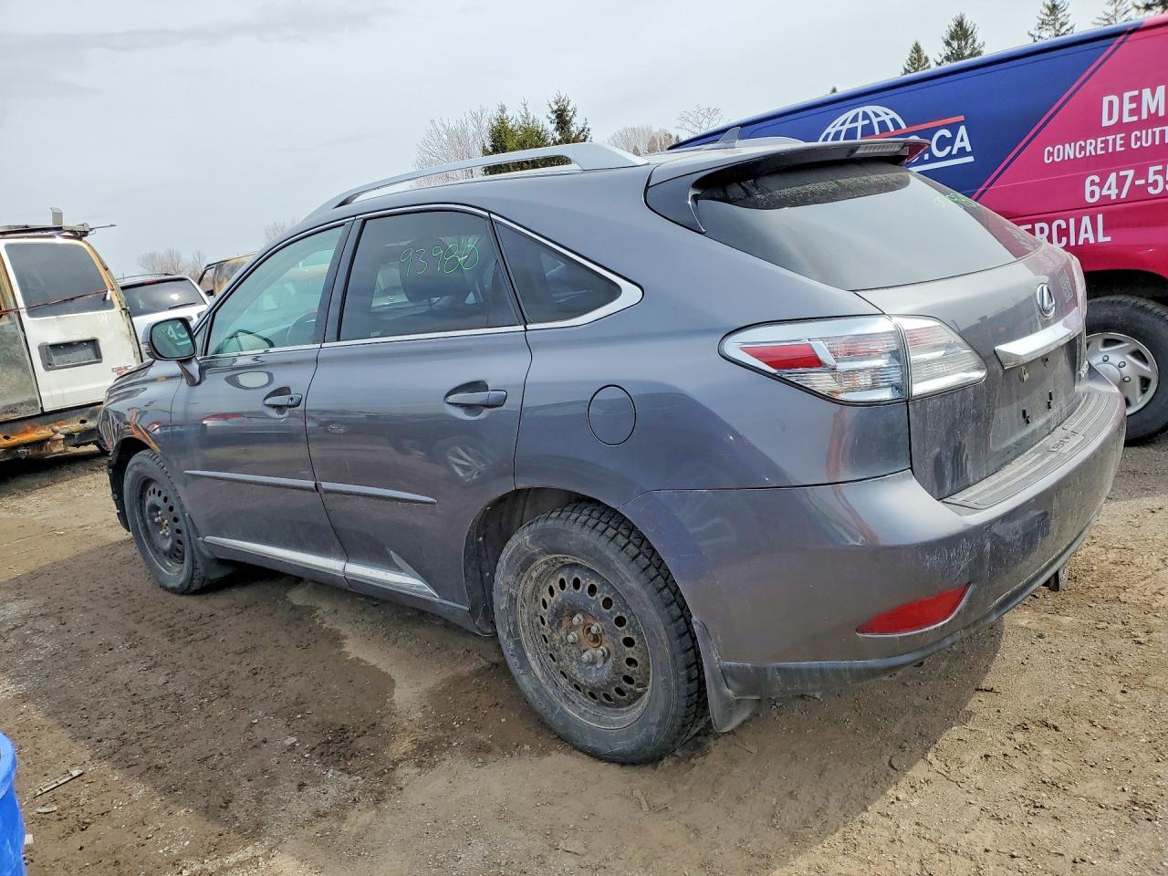 2012 Lexus Rx350 4dr Awd Gray vin: 2T2BK1BA6CC121412