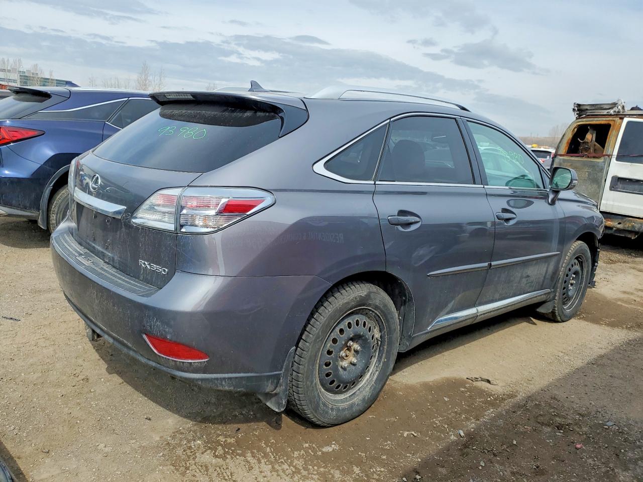 2012 Lexus Rx350 4dr Awd Gray vin: 2T2BK1BA6CC121412