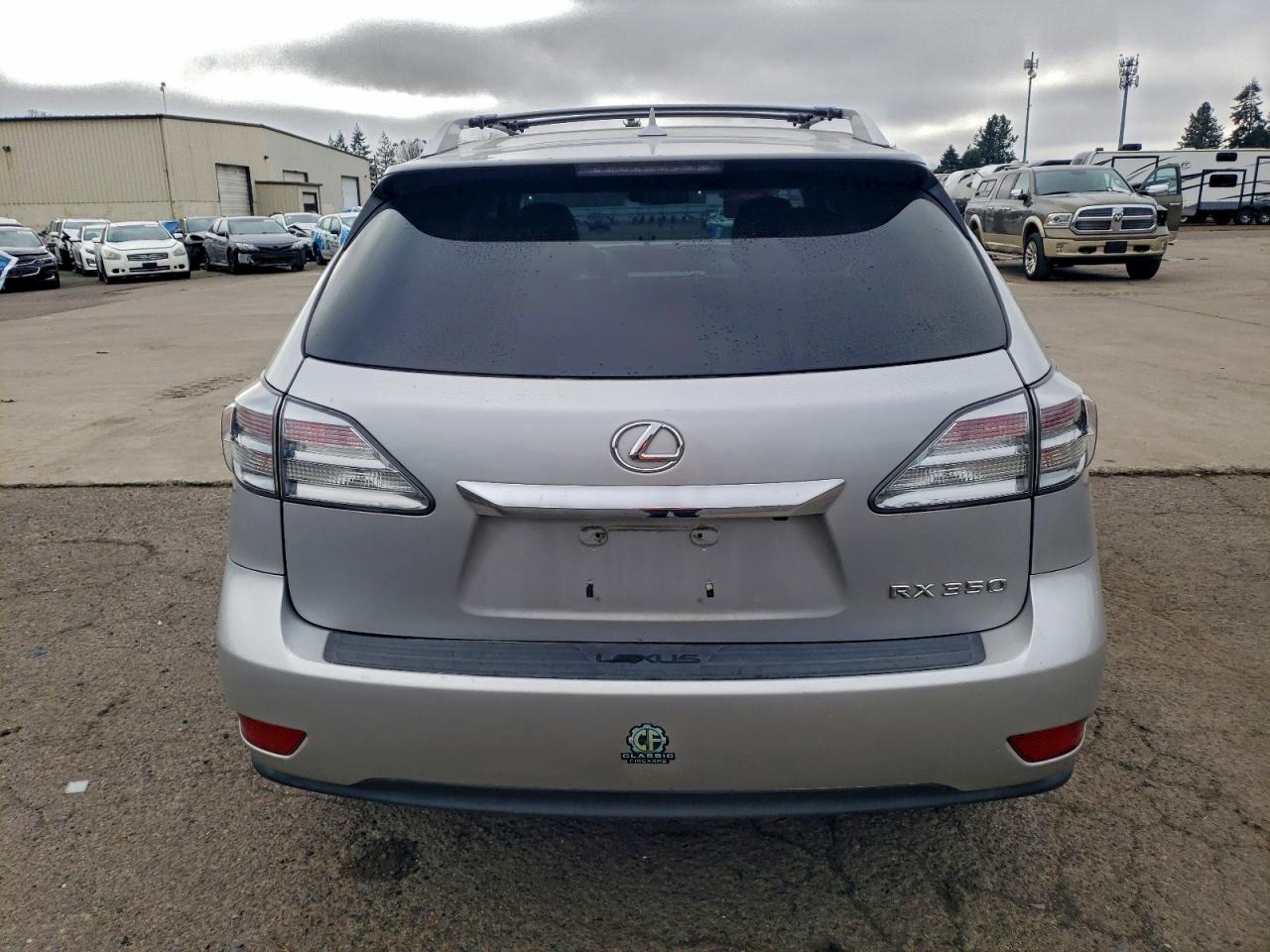2012 Lexus Rx 350 Серый vin: 2T2BK1BA6CC126996