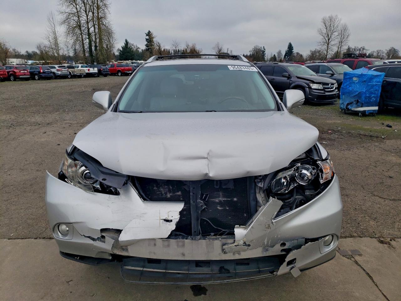 2012 Lexus Rx 350 Серый vin: 2T2BK1BA6CC126996