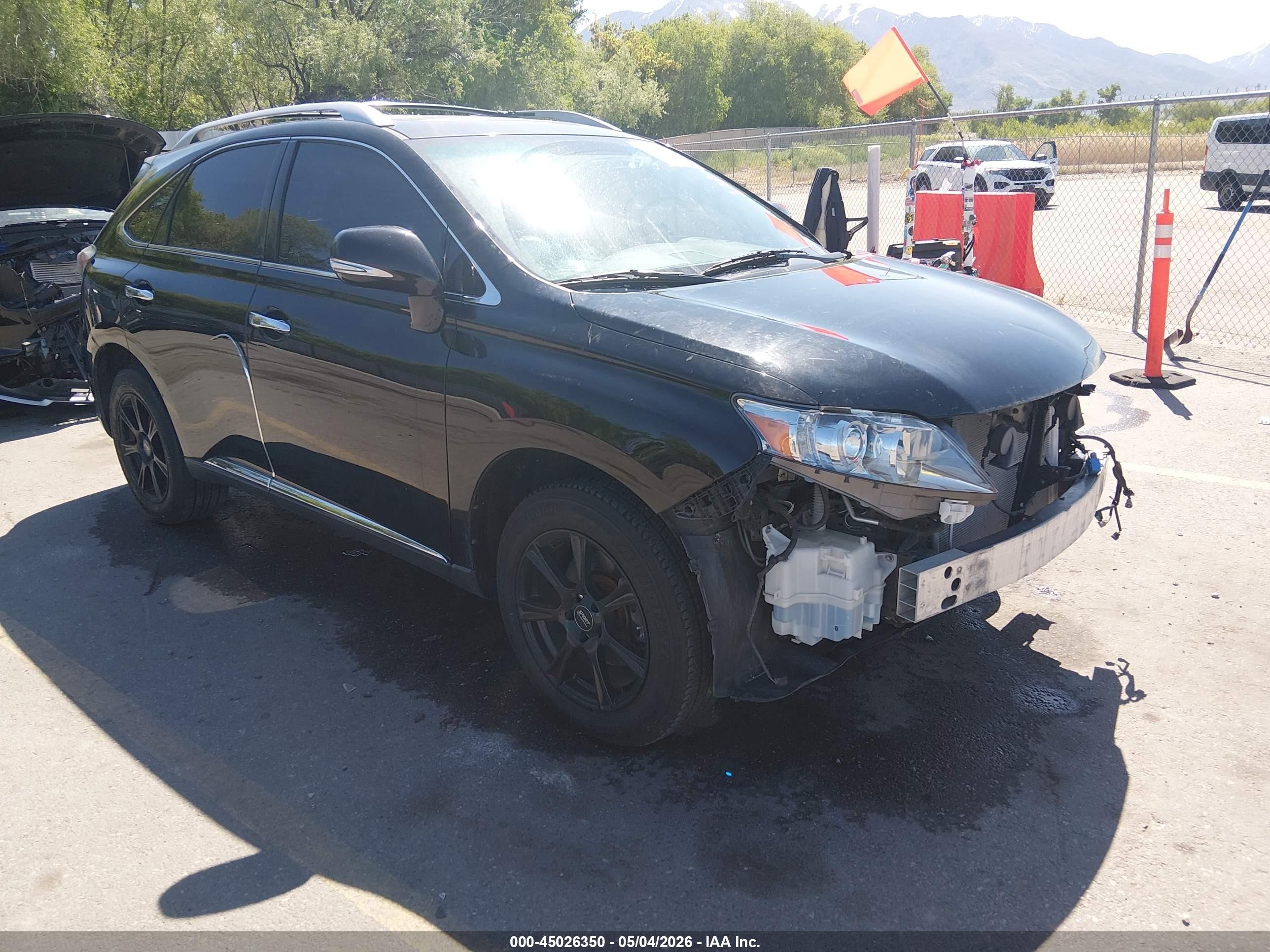 2012 Lexus Rx 350   Black vin: 2T2BK1BA6CC129977