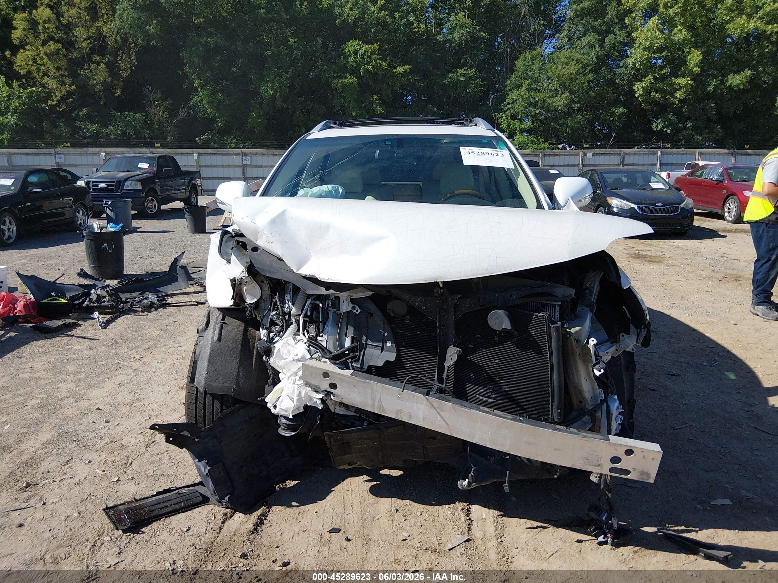 2012 Lexus Rx 350 White vin: 2T2BK1BA6CC136539