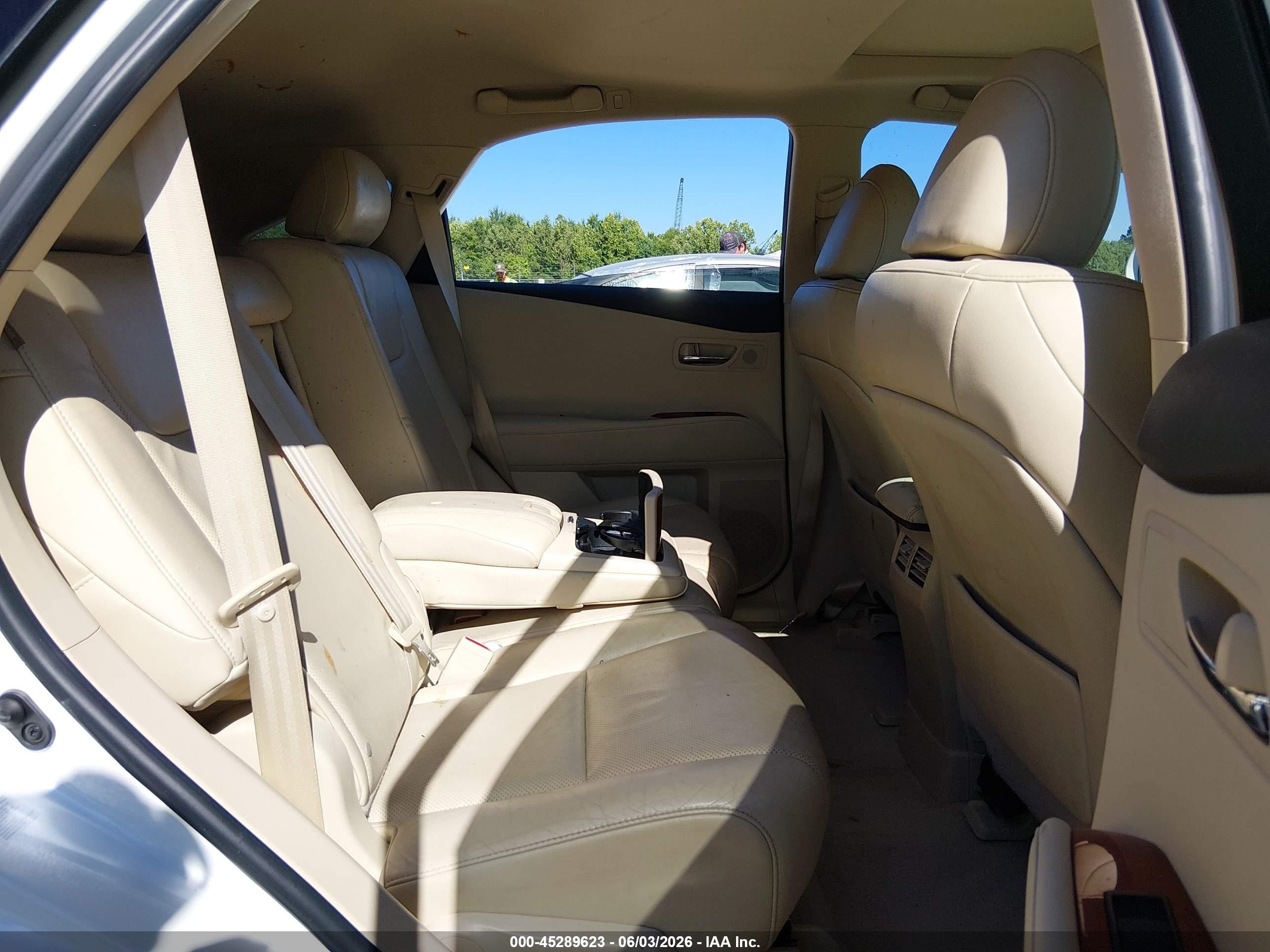 2012 Lexus Rx 350 White vin: 2T2BK1BA6CC136539