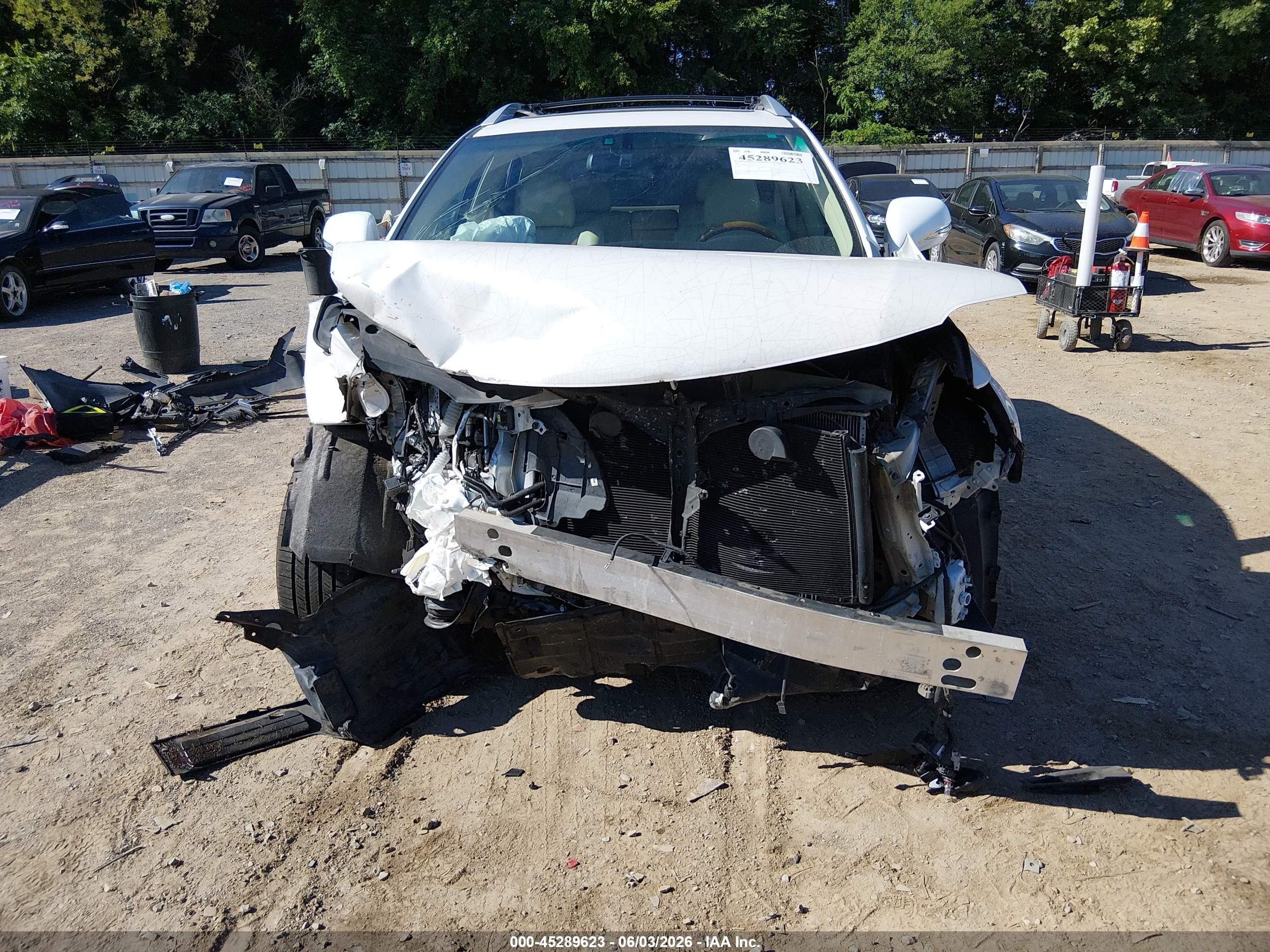 2012 Lexus Rx 350 White vin: 2T2BK1BA6CC136539