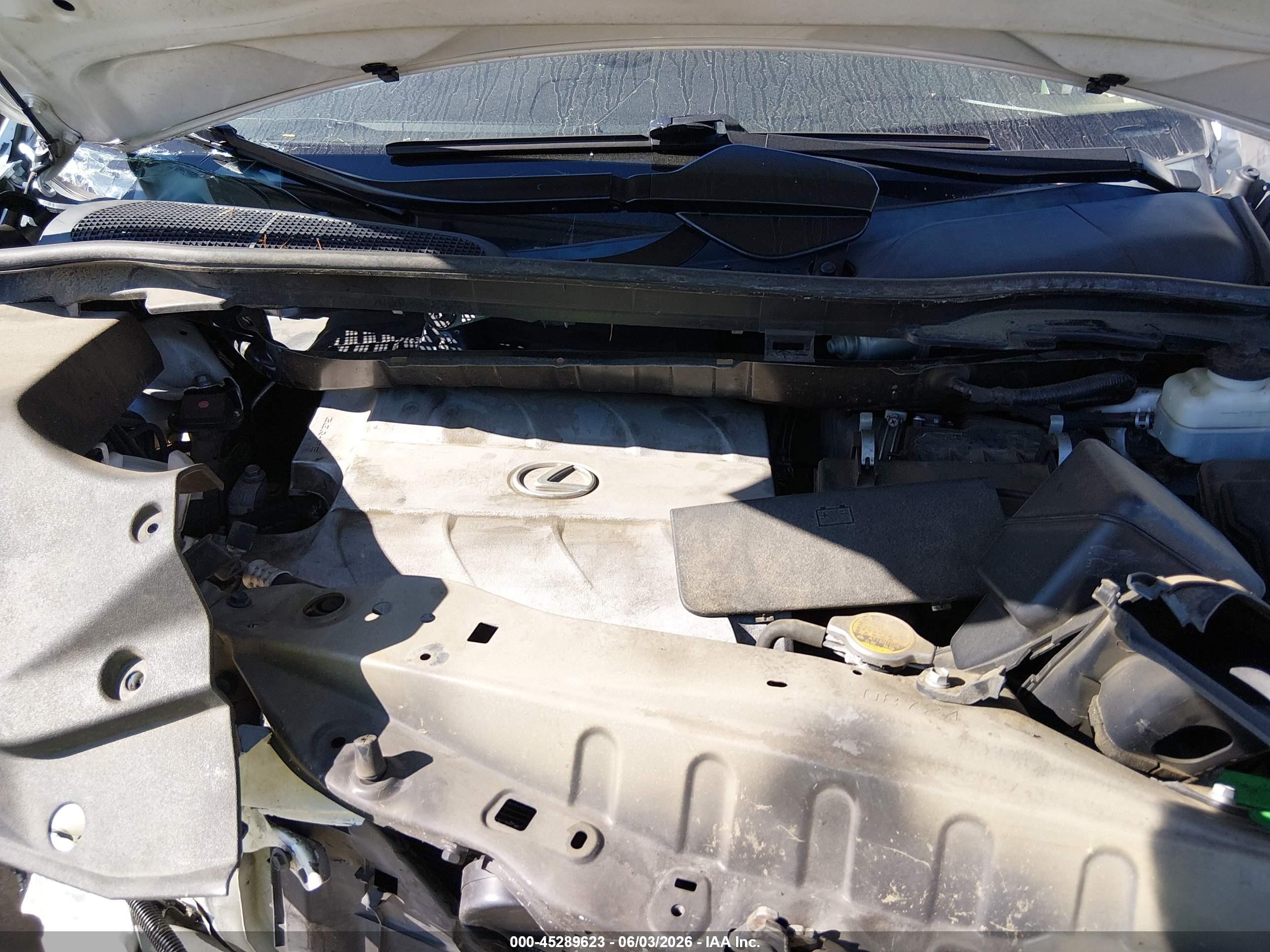 2012 Lexus Rx 350 White vin: 2T2BK1BA6CC136539