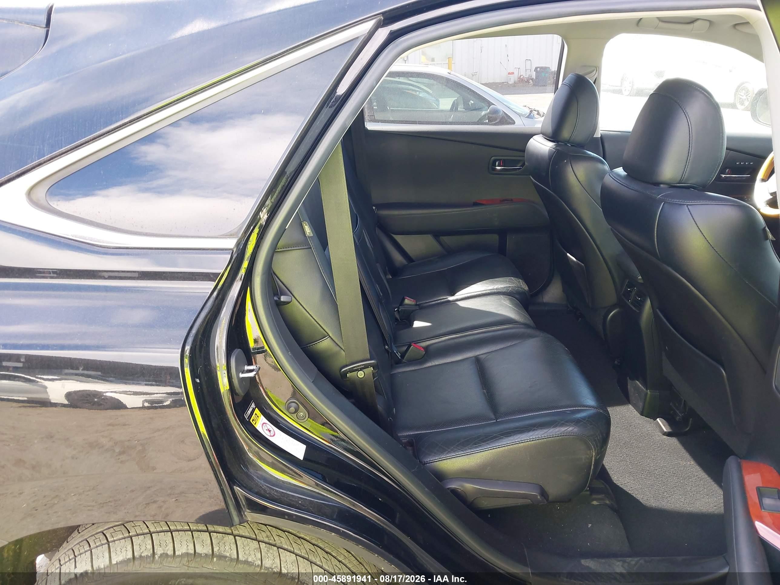 2012 Lexus Rx 350 Black vin: 2T2BK1BA6CC140851