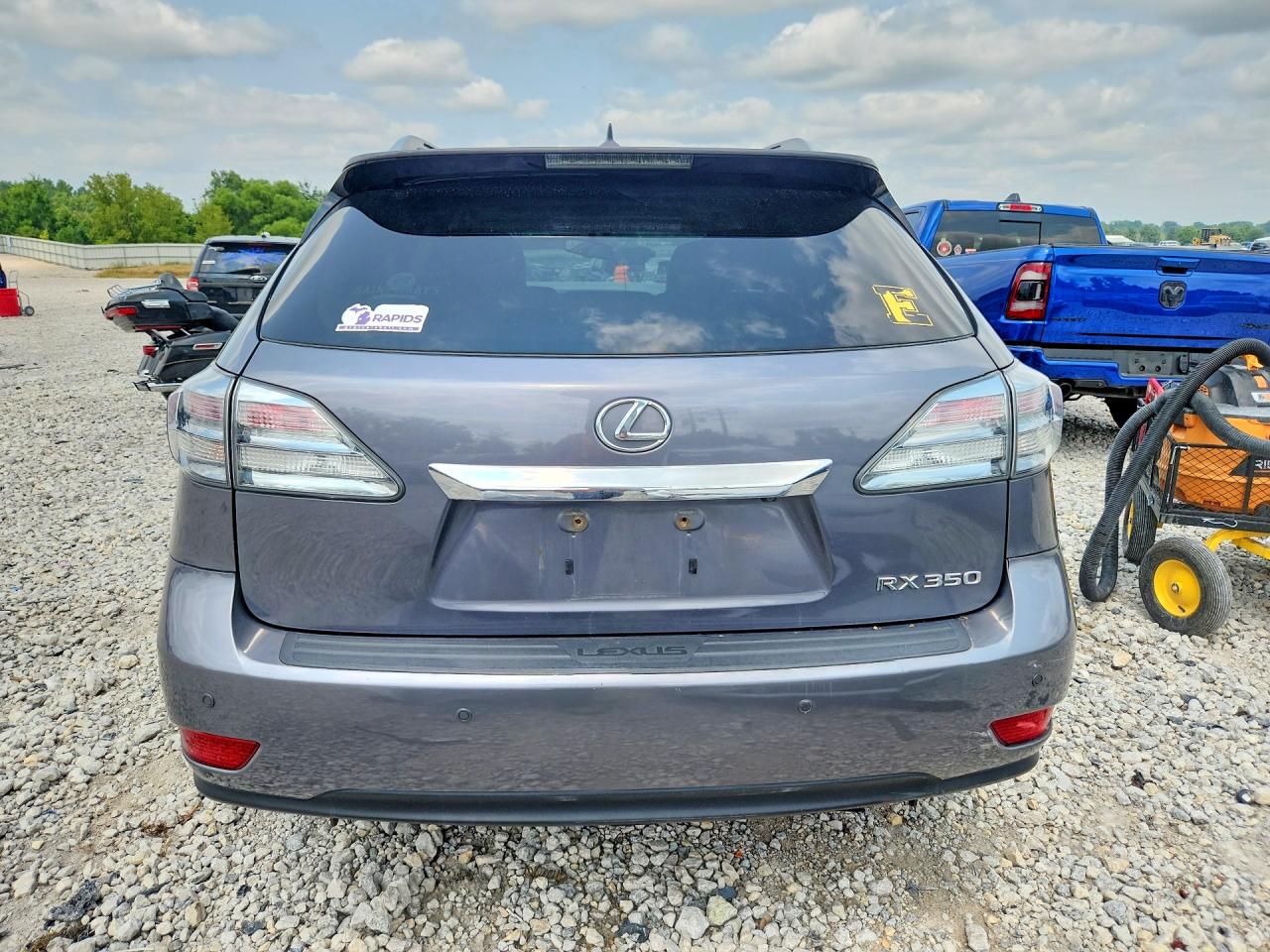 2012 Lexus Rx 350 Gray vin: 2T2BK1BA6CC147931