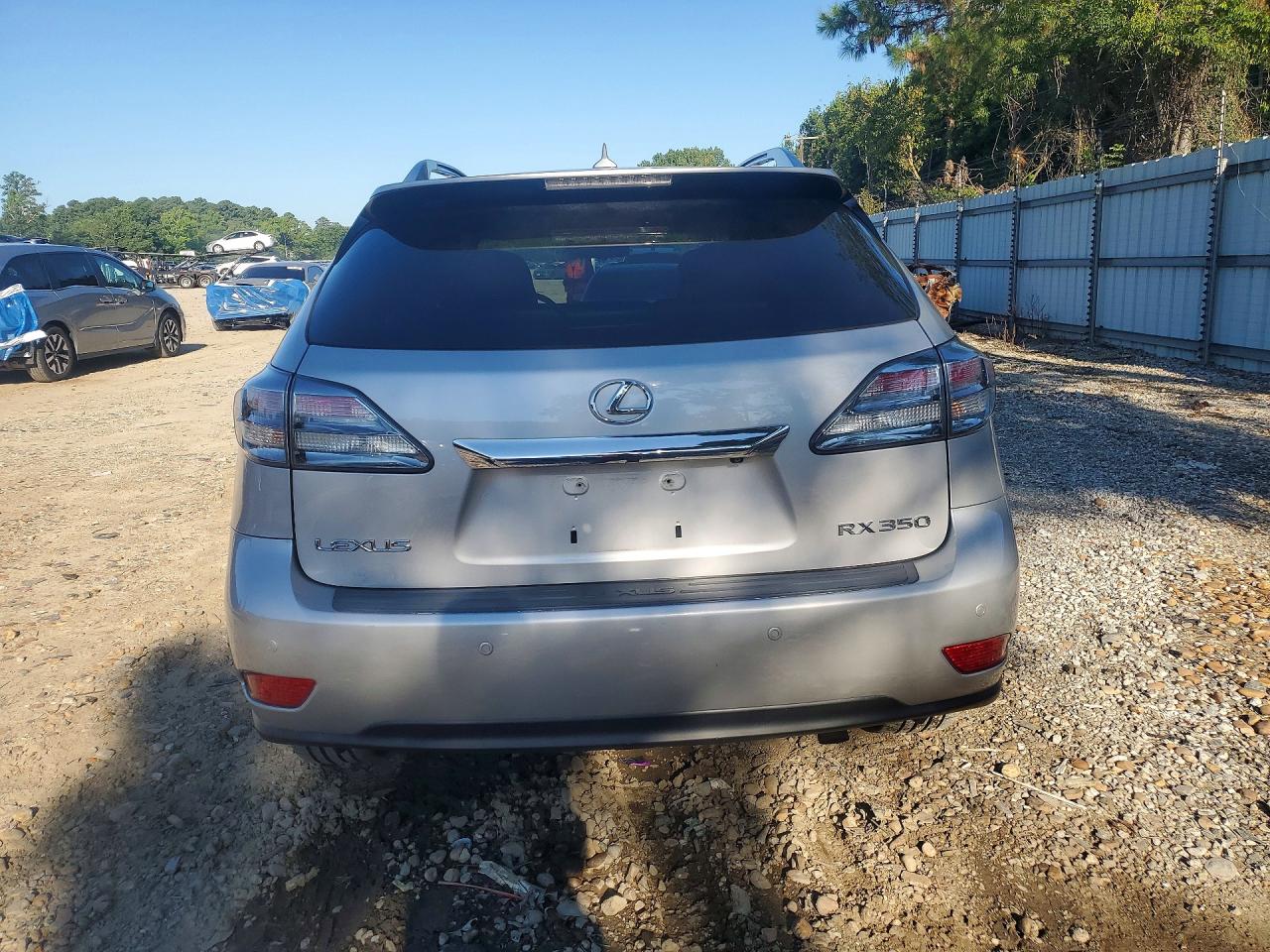 2012 Lexus Rx 350 Silver vin: 2T2BK1BA6CC148951