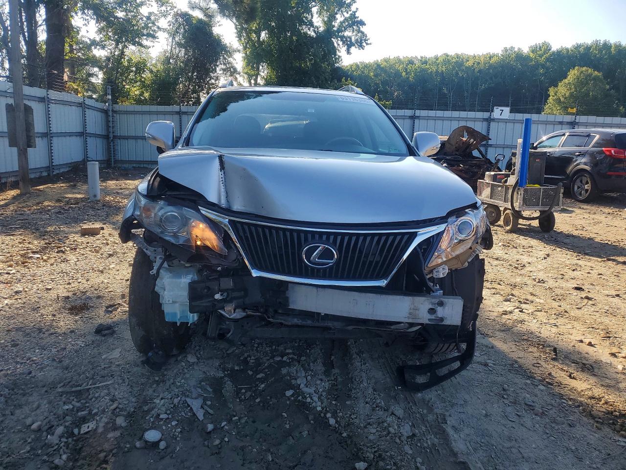 2012 Lexus Rx 350 Silver vin: 2T2BK1BA6CC148951