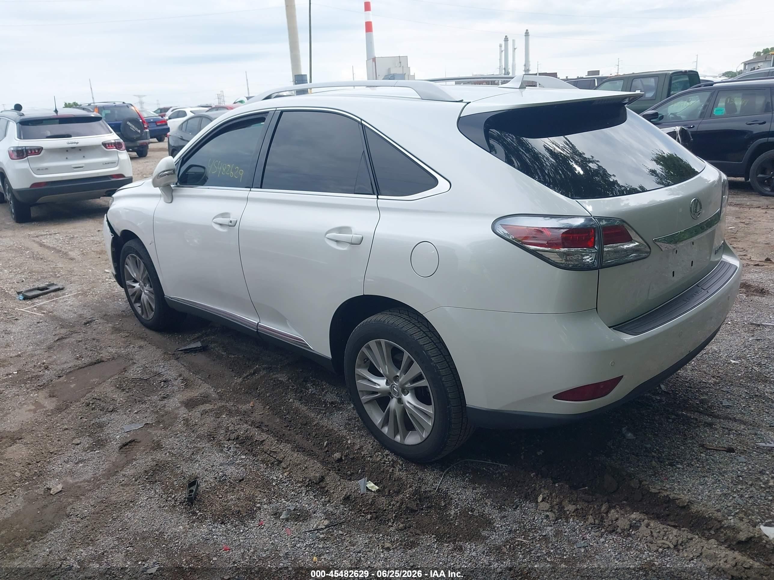 2013 Lexus Rx 350   White vin: 2T2BK1BA6DC174189