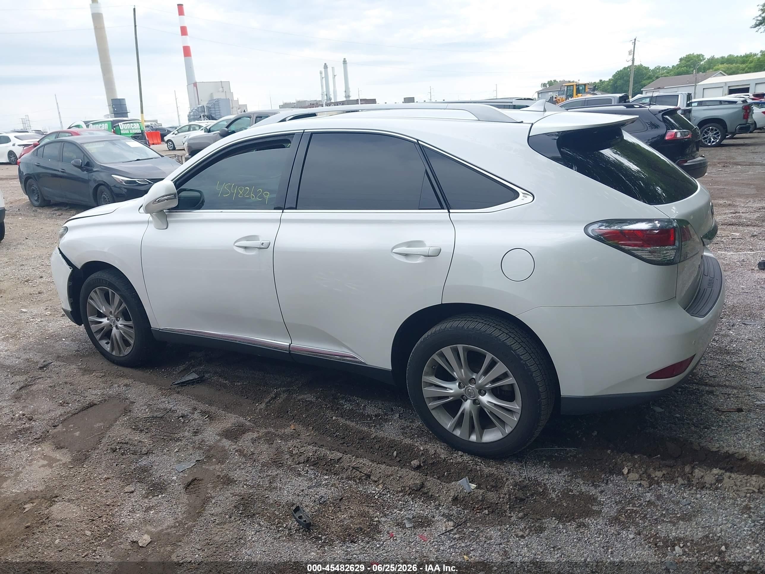 2013 Lexus Rx 350   White vin: 2T2BK1BA6DC174189