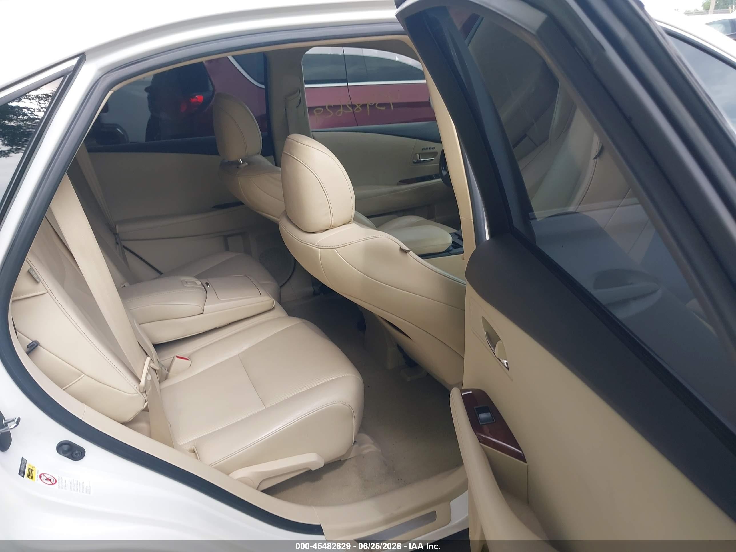 2013 Lexus Rx 350   White vin: 2T2BK1BA6DC174189