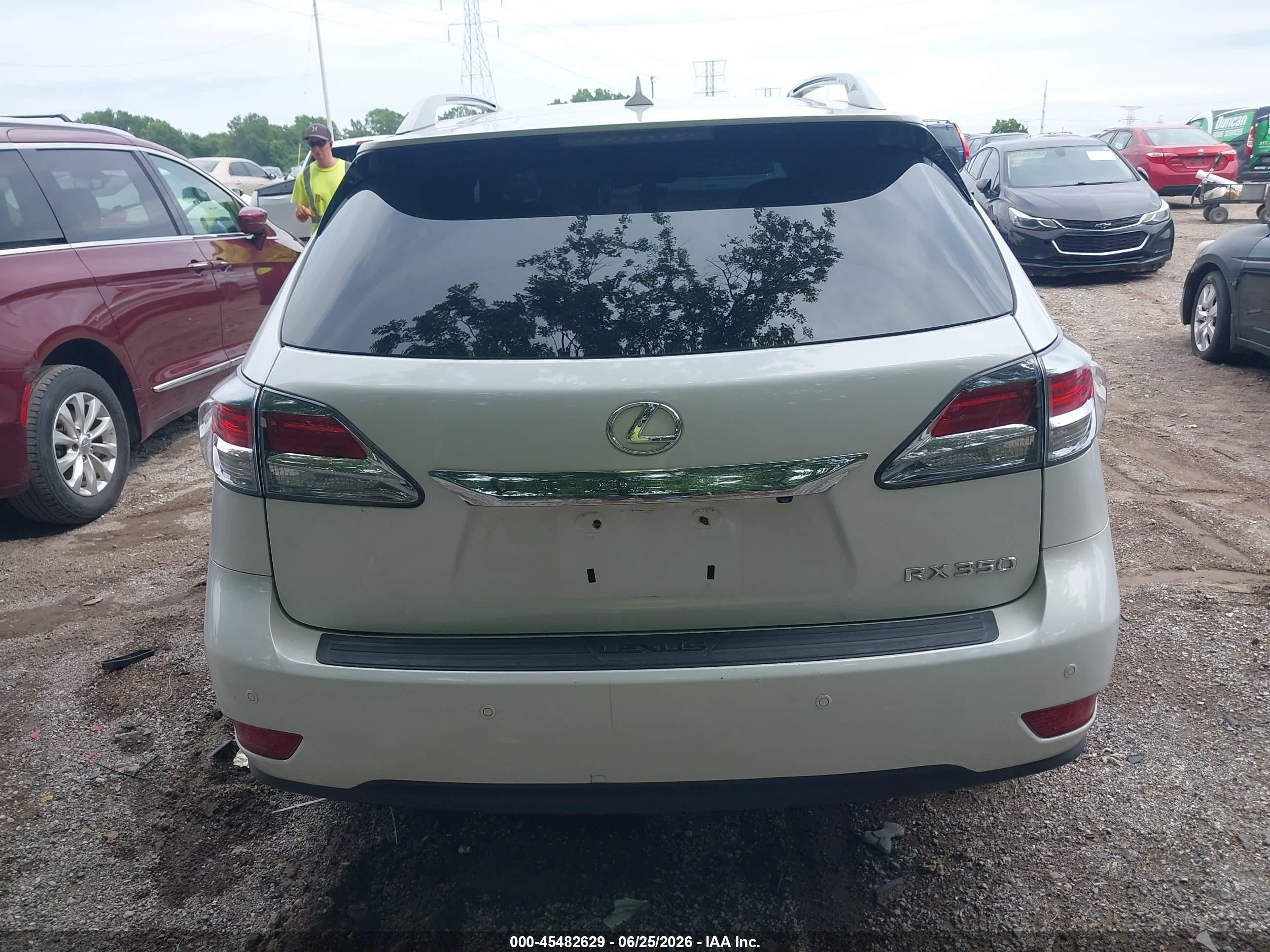 2013 Lexus Rx 350   White vin: 2T2BK1BA6DC174189