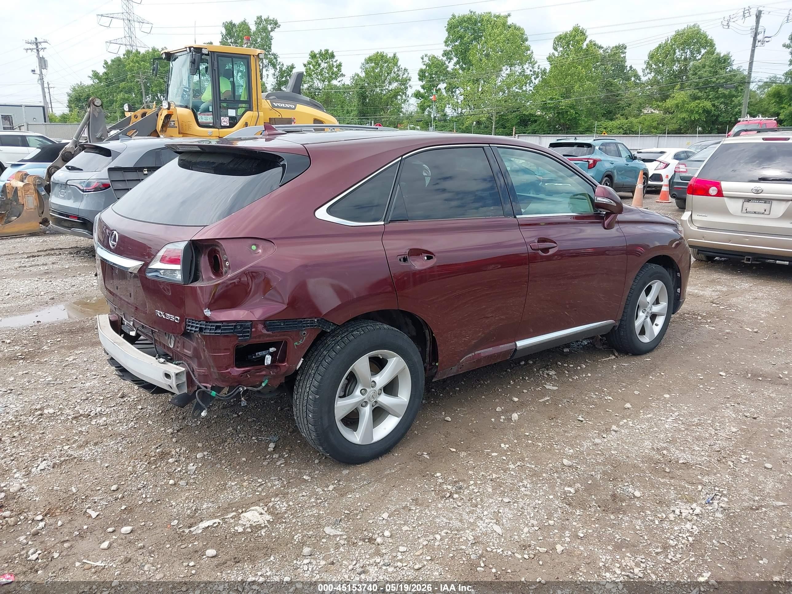 2013 Lexus Rx 350   Maroon vin: 2T2BK1BA6DC176119