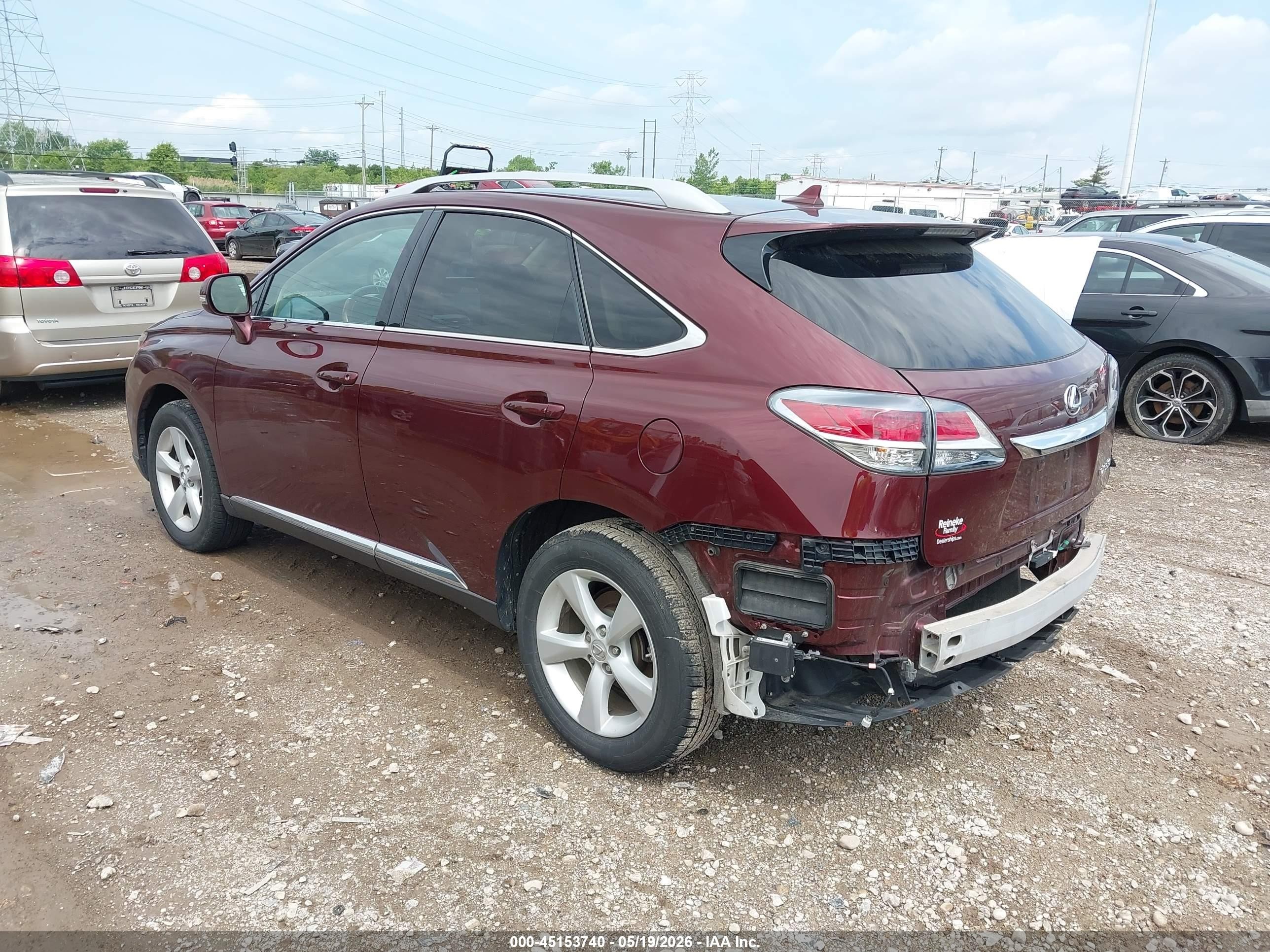 2013 Lexus Rx 350   Maroon vin: 2T2BK1BA6DC176119