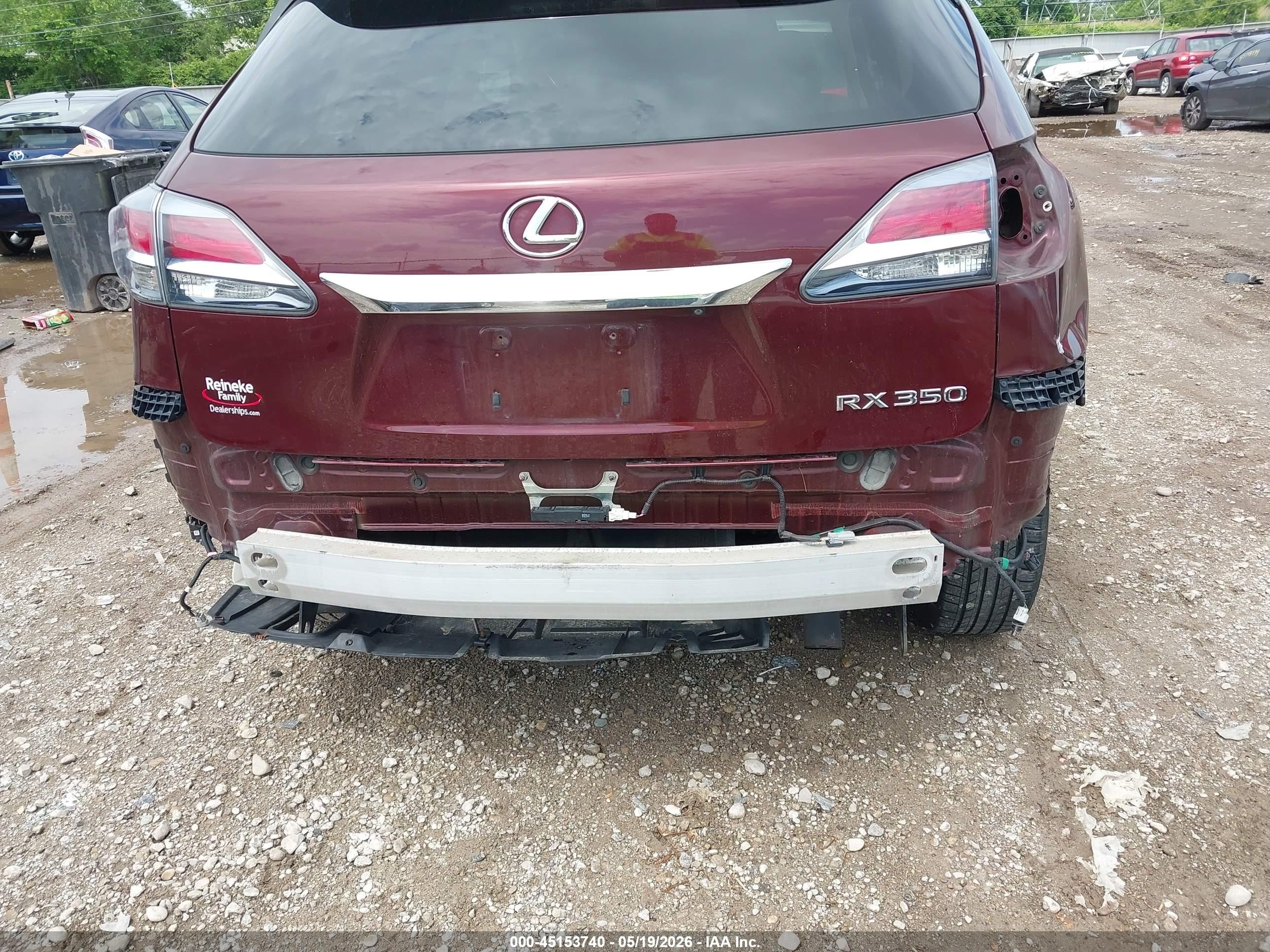 2013 Lexus Rx 350   Maroon vin: 2T2BK1BA6DC176119