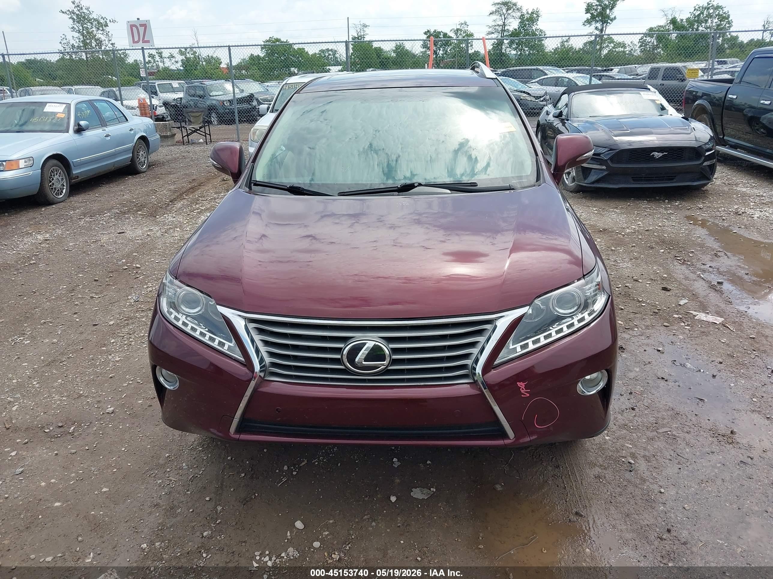 2013 Lexus Rx 350   Maroon vin: 2T2BK1BA6DC176119