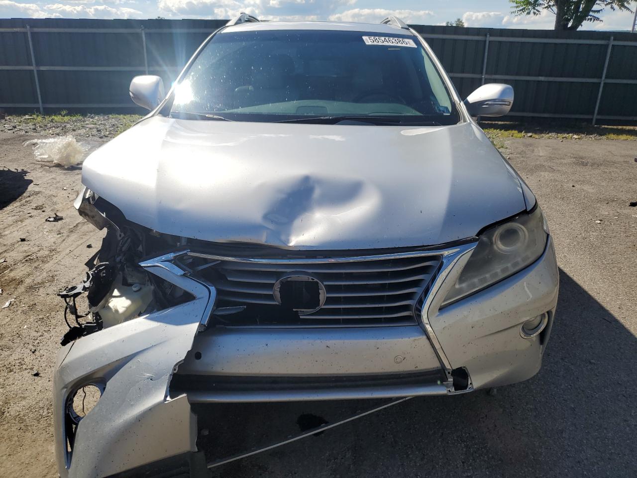 2013 Lexus Rx 350 Base Серебряный vin: 2T2BK1BA6DC184303