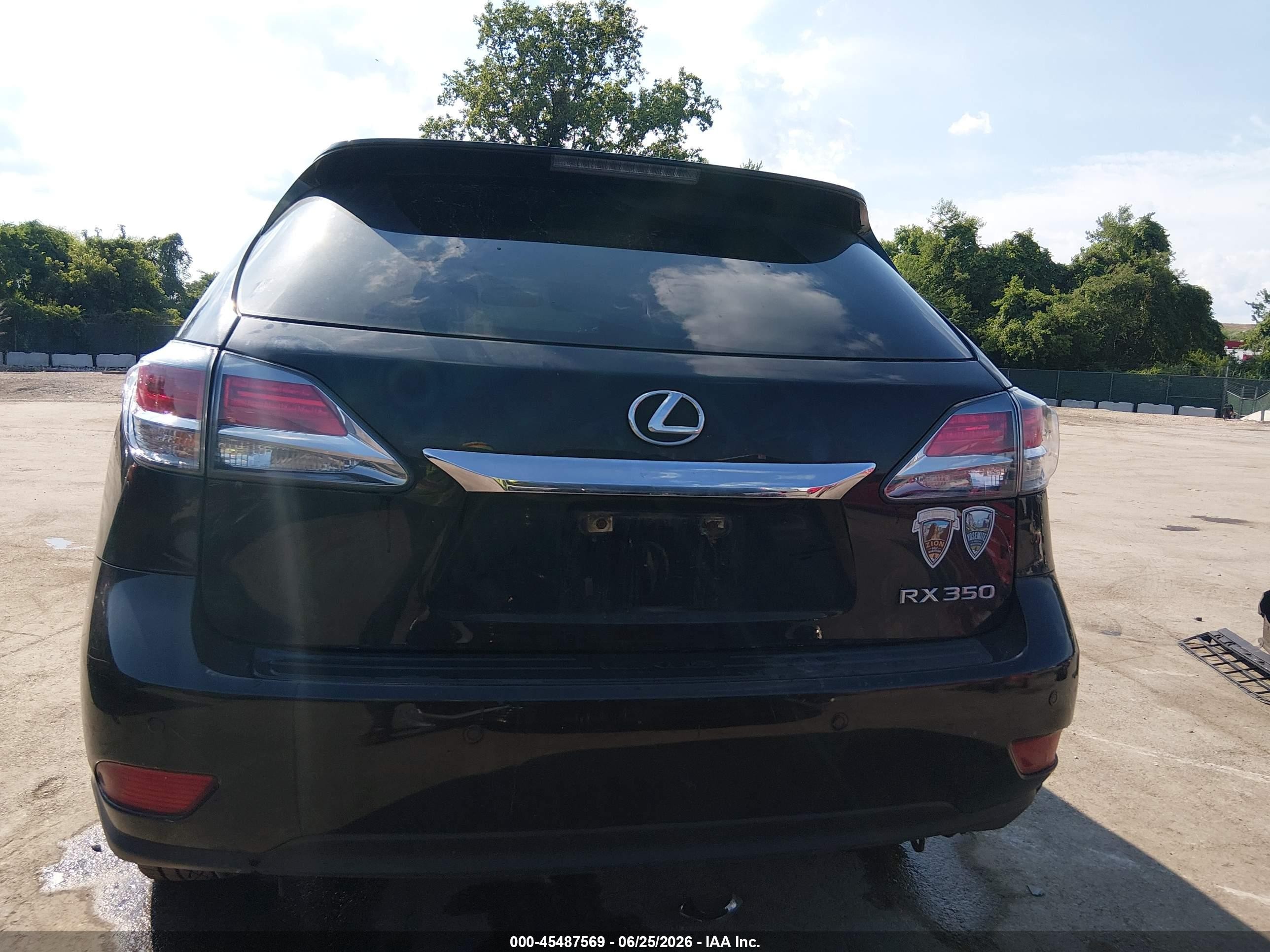 2013 Lexus Rx 350   Black vin: 2T2BK1BA6DC185001