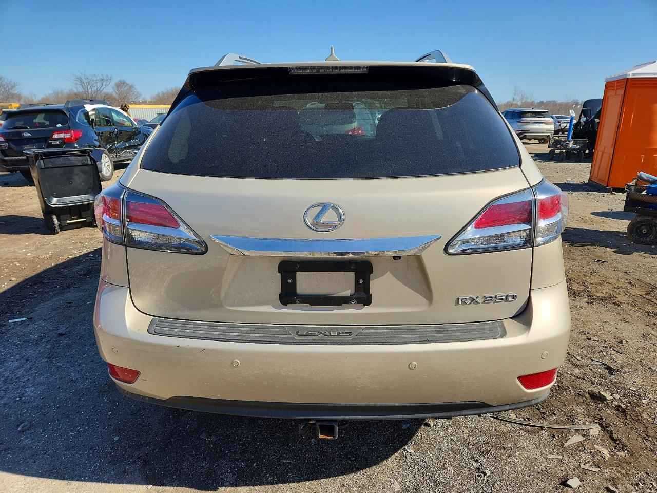 2013 Lexus Rx 350 Base Бежевый vin: 2T2BK1BA6DC186018