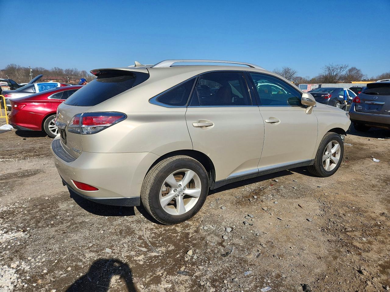 2013 Lexus Rx 350 Base Бежевый vin: 2T2BK1BA6DC186018