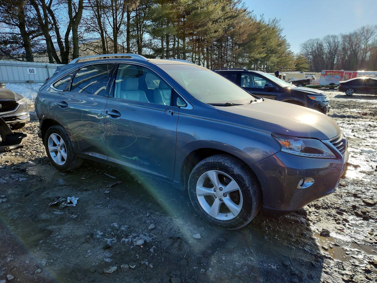 2013 Lexus Rx 350 Base Gray vin: 2T2BK1BA6DC186052