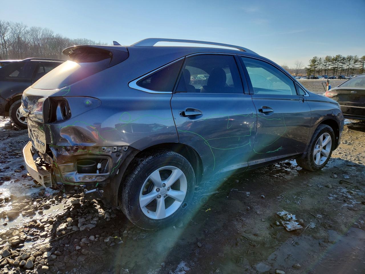 2013 Lexus Rx 350 Base Gray vin: 2T2BK1BA6DC186052
