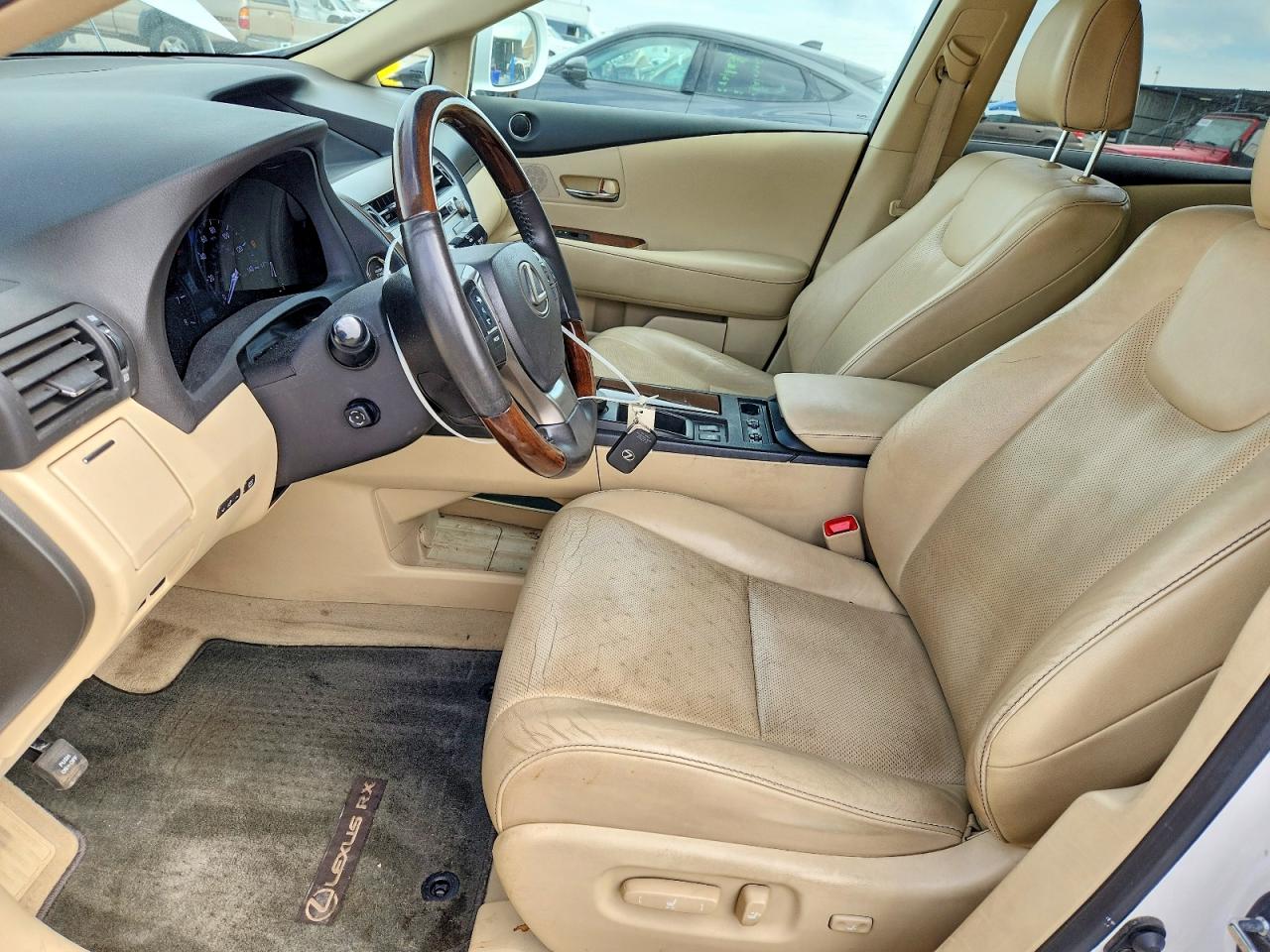 2013 Lexus Rx 350 Base White vin: 2T2BK1BA6DC192160