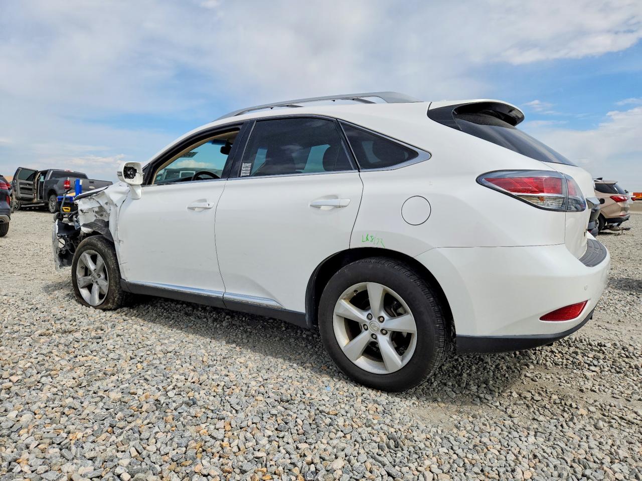 2013 Lexus Rx 350 Base White vin: 2T2BK1BA6DC192160