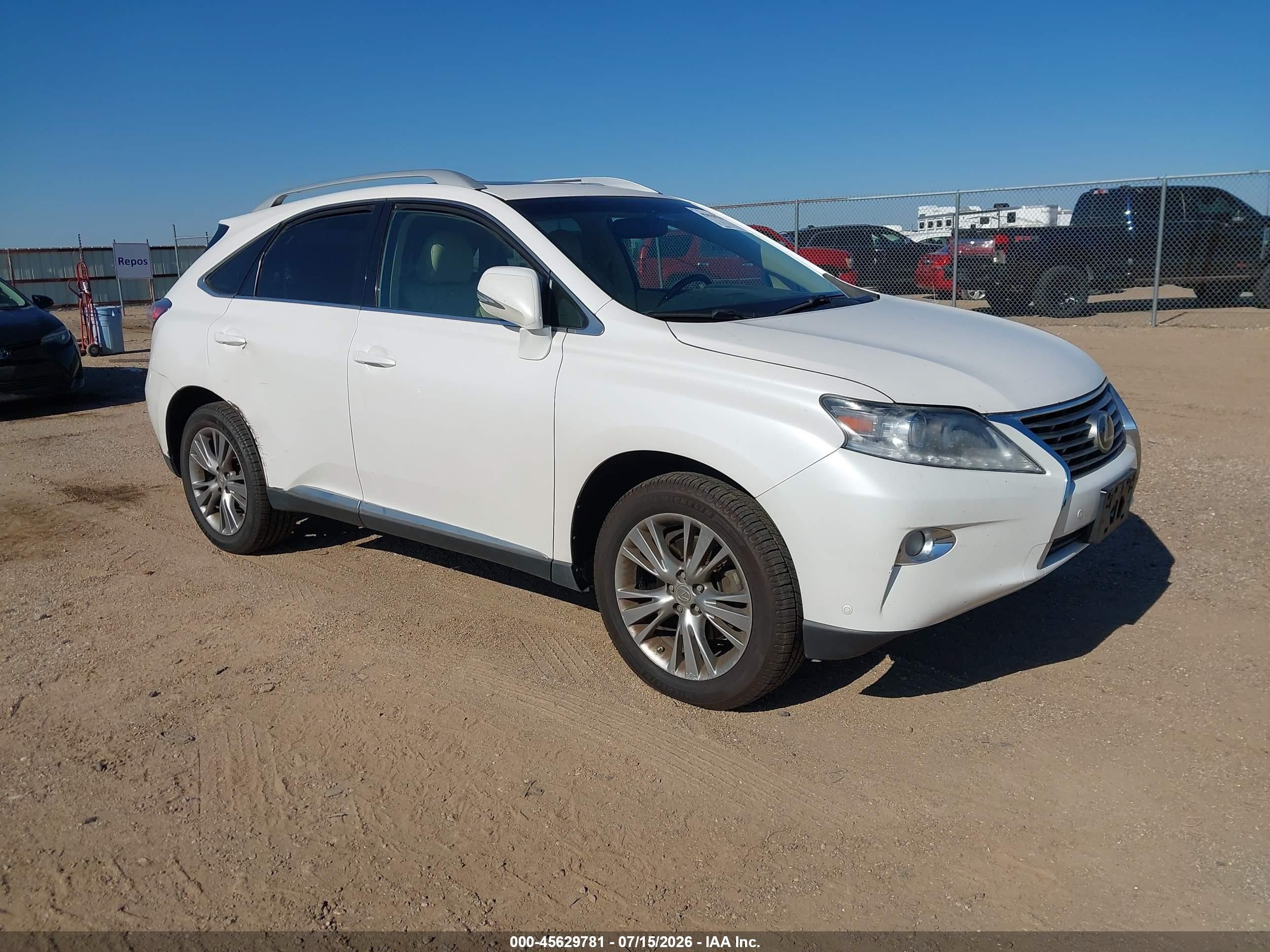 2013 Lexus Rx 350   White vin: 2T2BK1BA6DC200905