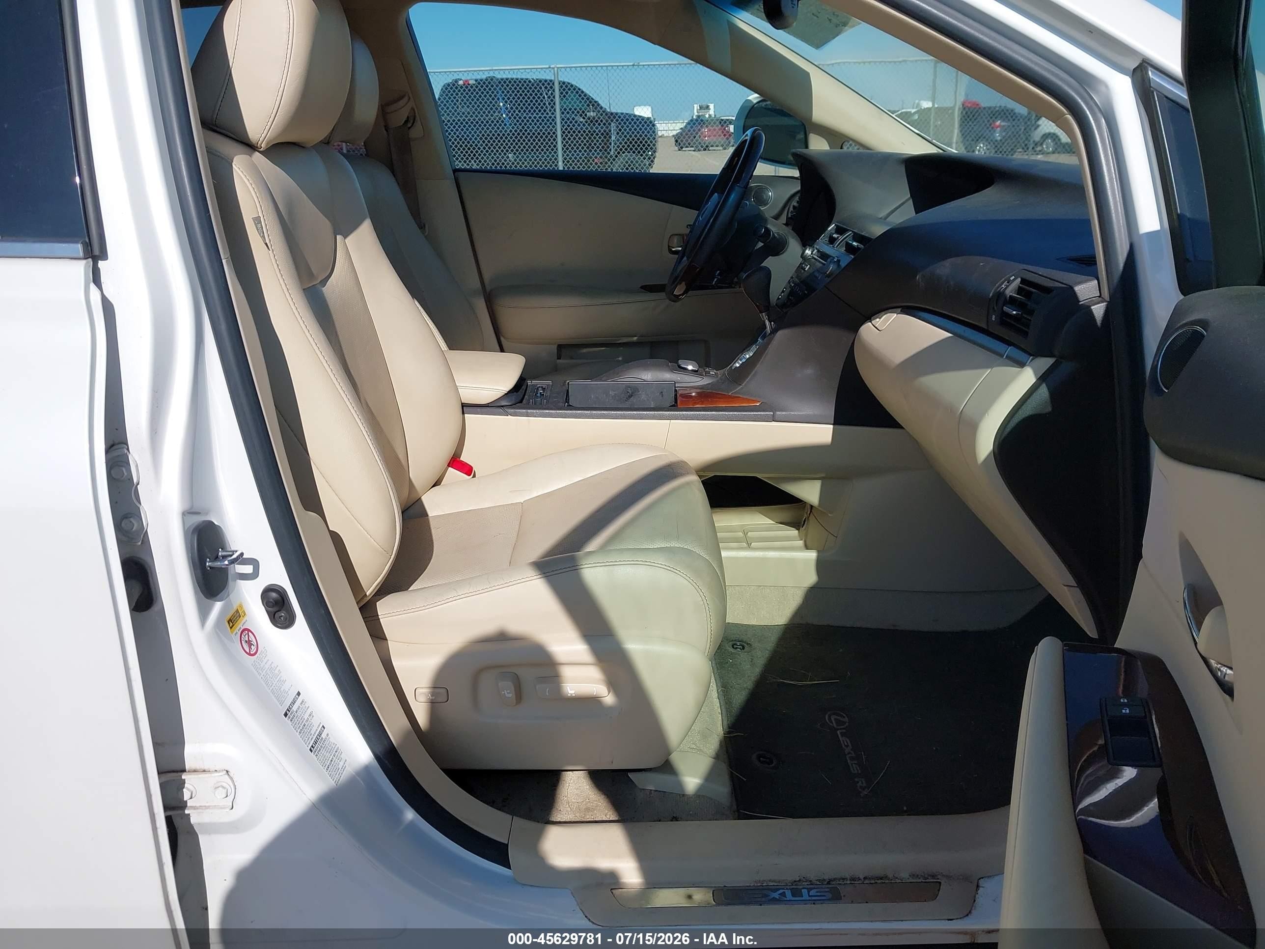 2013 Lexus Rx 350   White vin: 2T2BK1BA6DC200905