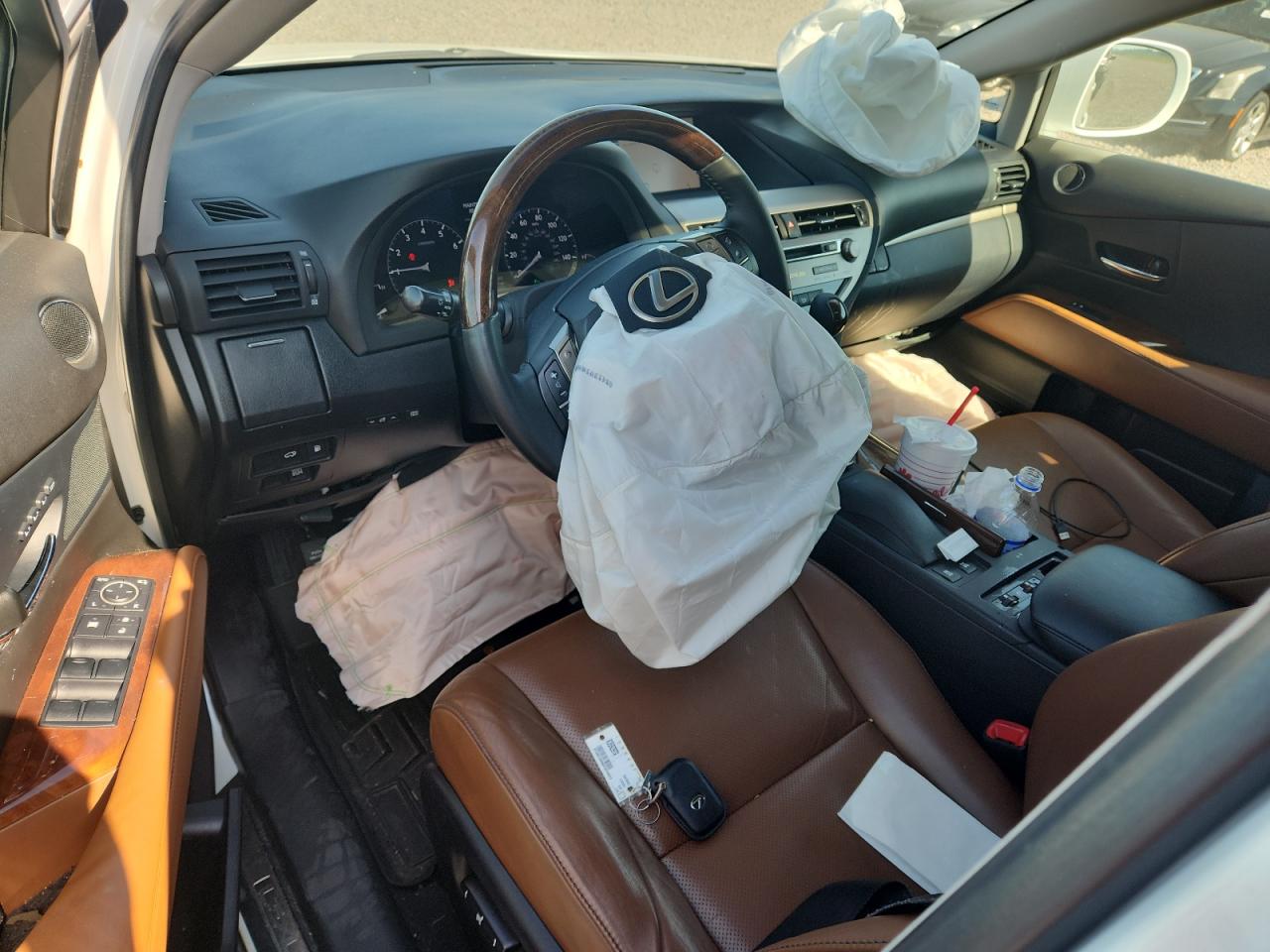 2013 Lexus Rx 350 Base White vin: 2T2BK1BA6DC203822