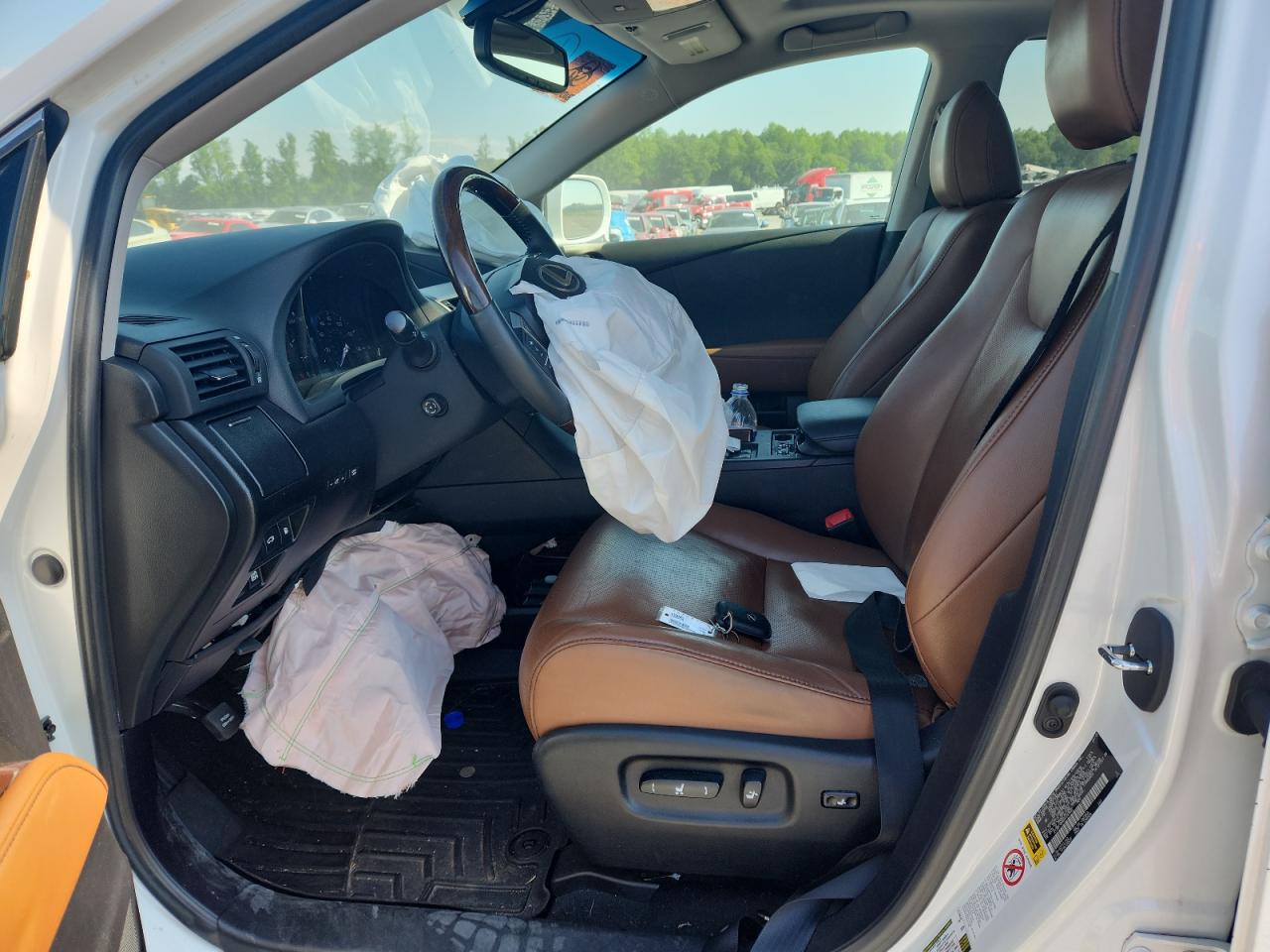 2013 Lexus Rx 350 Base White vin: 2T2BK1BA6DC203822