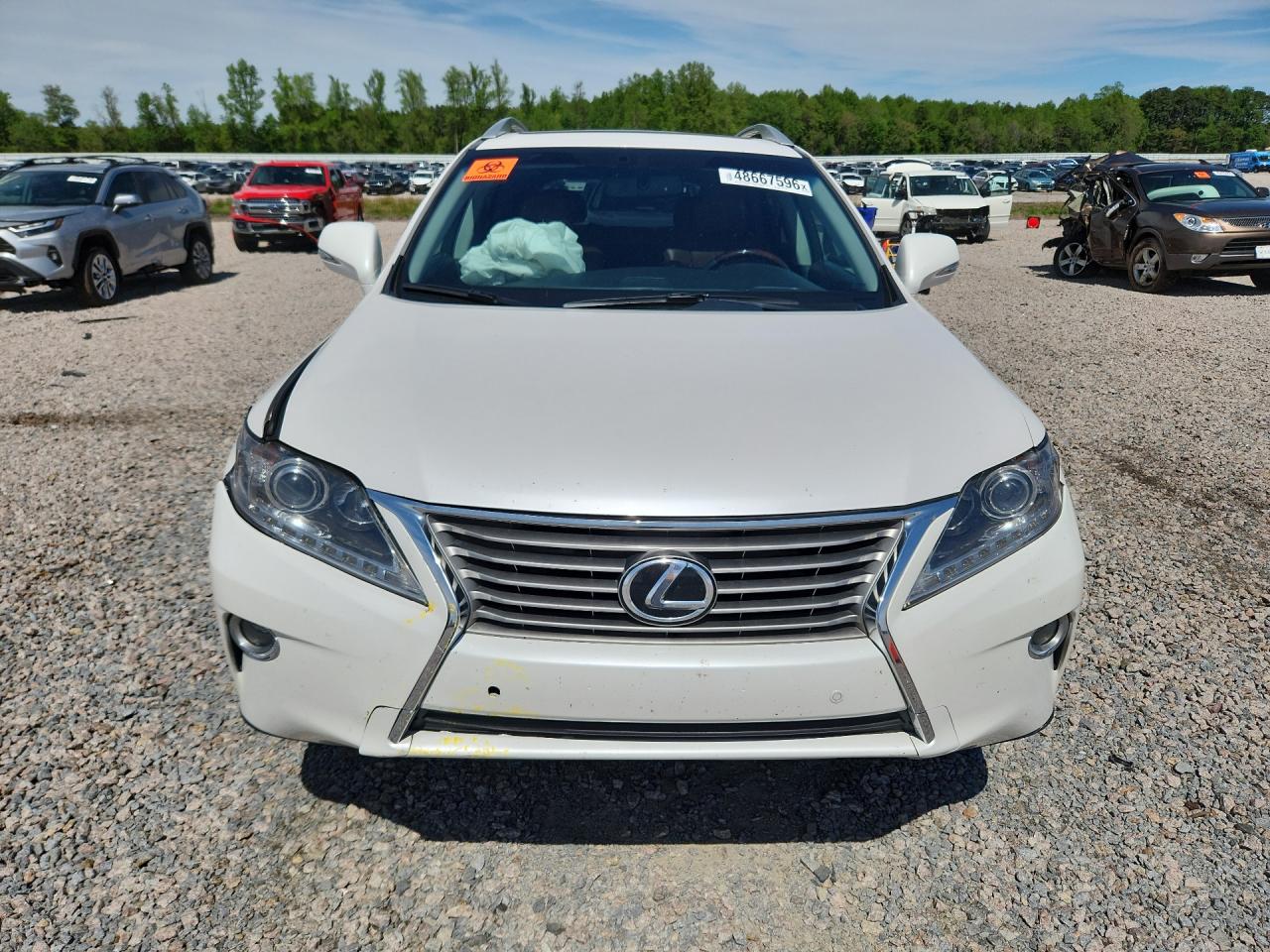 2013 Lexus Rx 350 Base White vin: 2T2BK1BA6DC203822