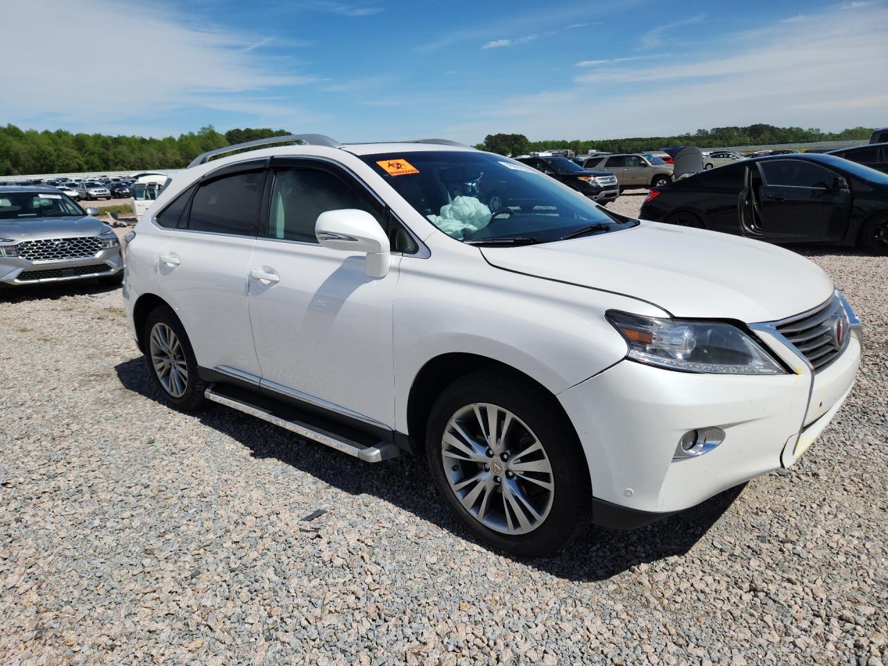 2013 Lexus Rx 350 Base White vin: 2T2BK1BA6DC203822