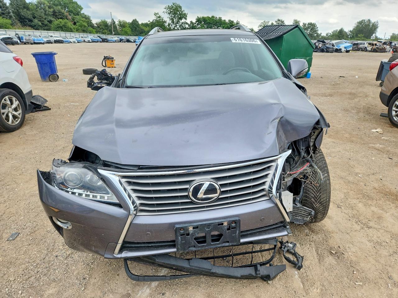 2013 Lexus Rx 350 Base Gray vin: 2T2BK1BA6DC205151