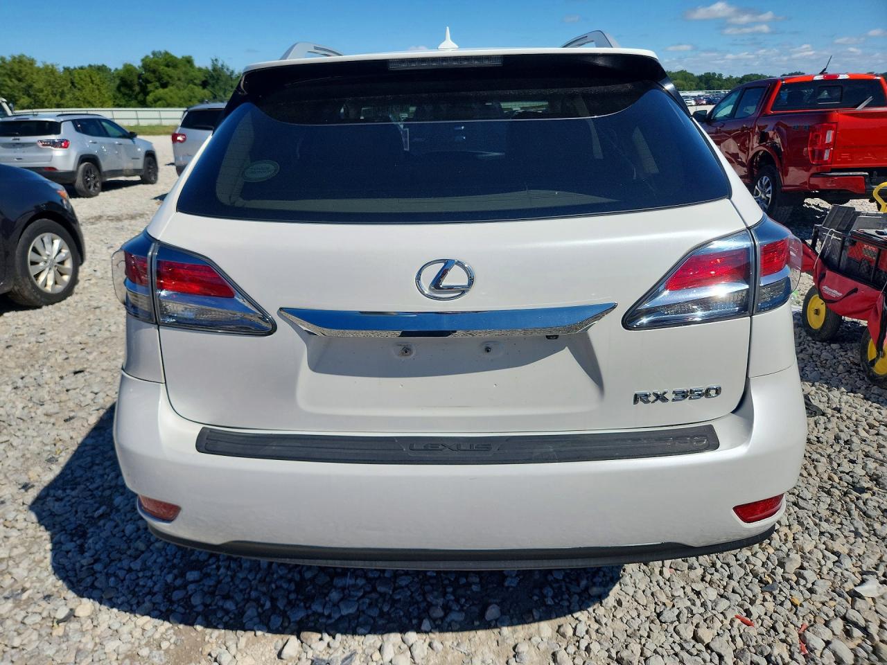 2013 Lexus Rx 350 Base White vin: 2T2BK1BA6DC209541