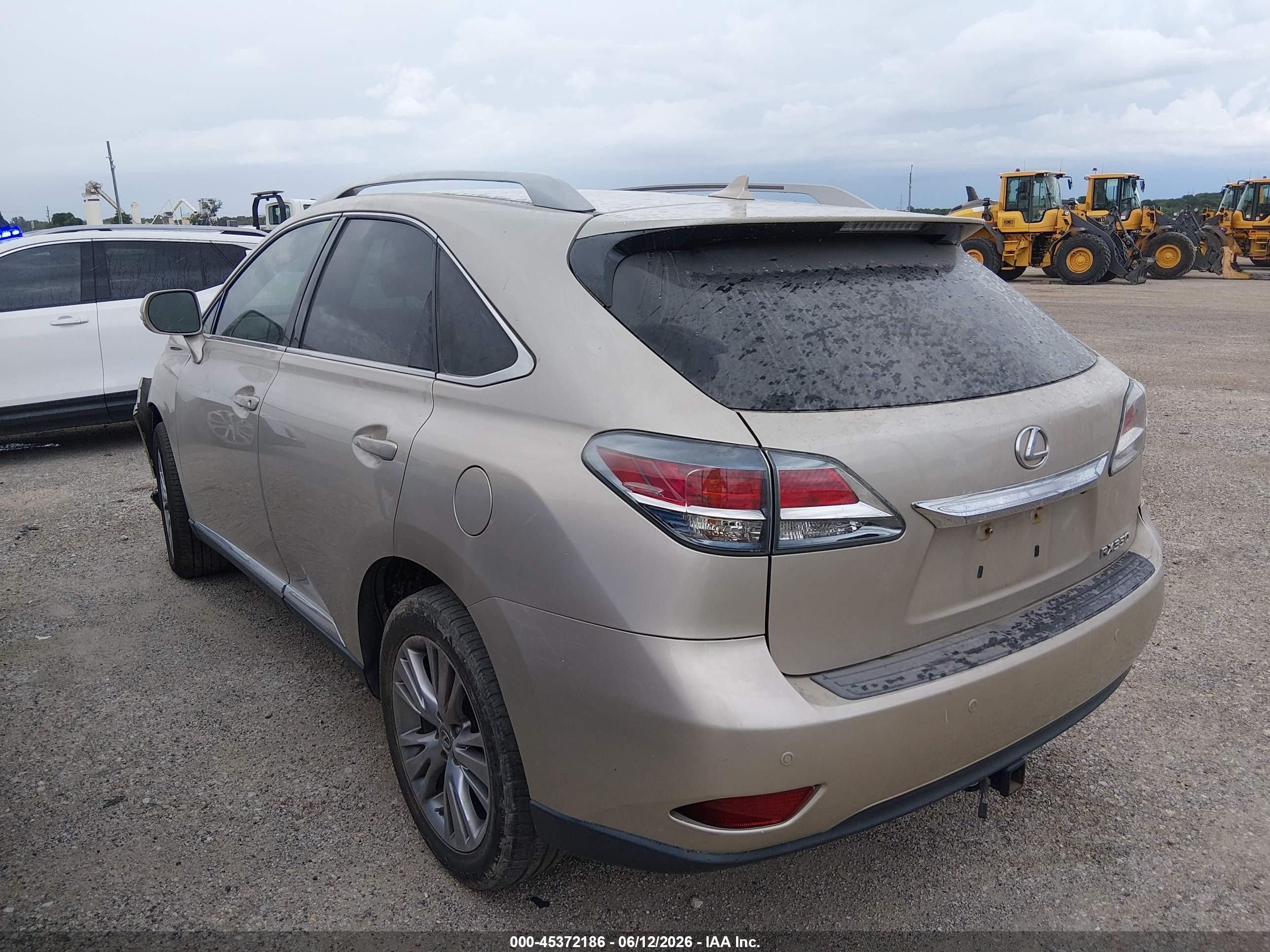 2013 Lexus Rx 350 Gold vin: 2T2BK1BA6DC211385