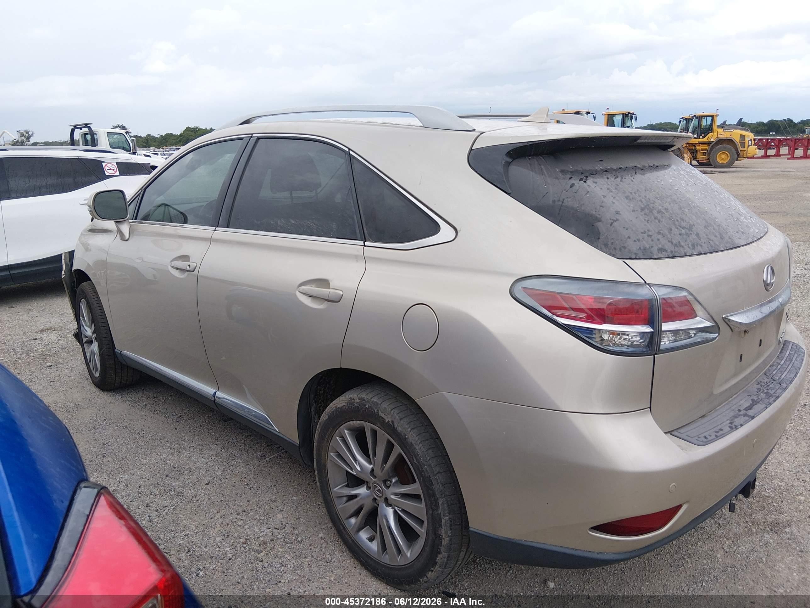 2013 Lexus Rx 350 Gold vin: 2T2BK1BA6DC211385