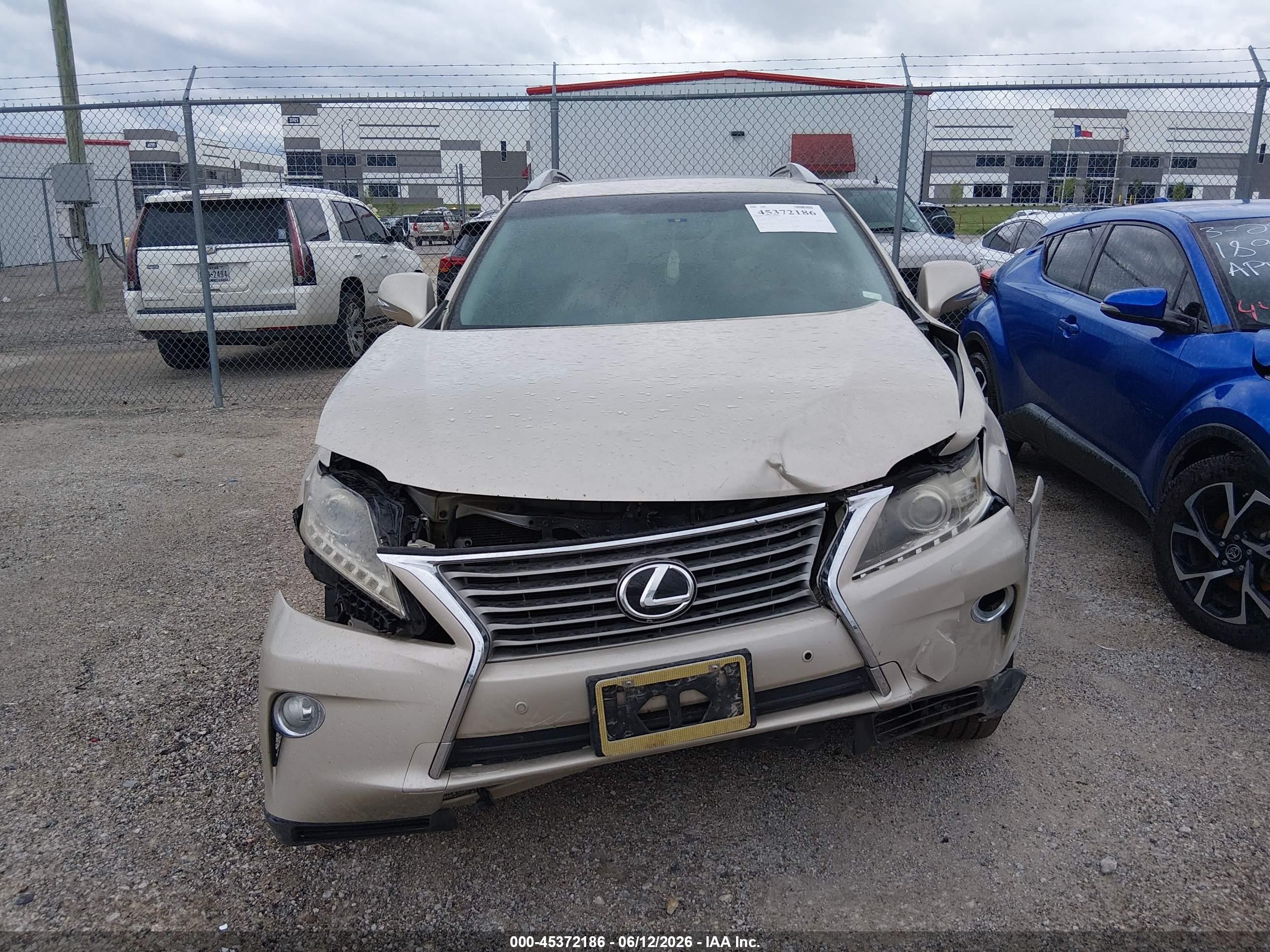 2013 Lexus Rx 350 Gold vin: 2T2BK1BA6DC211385