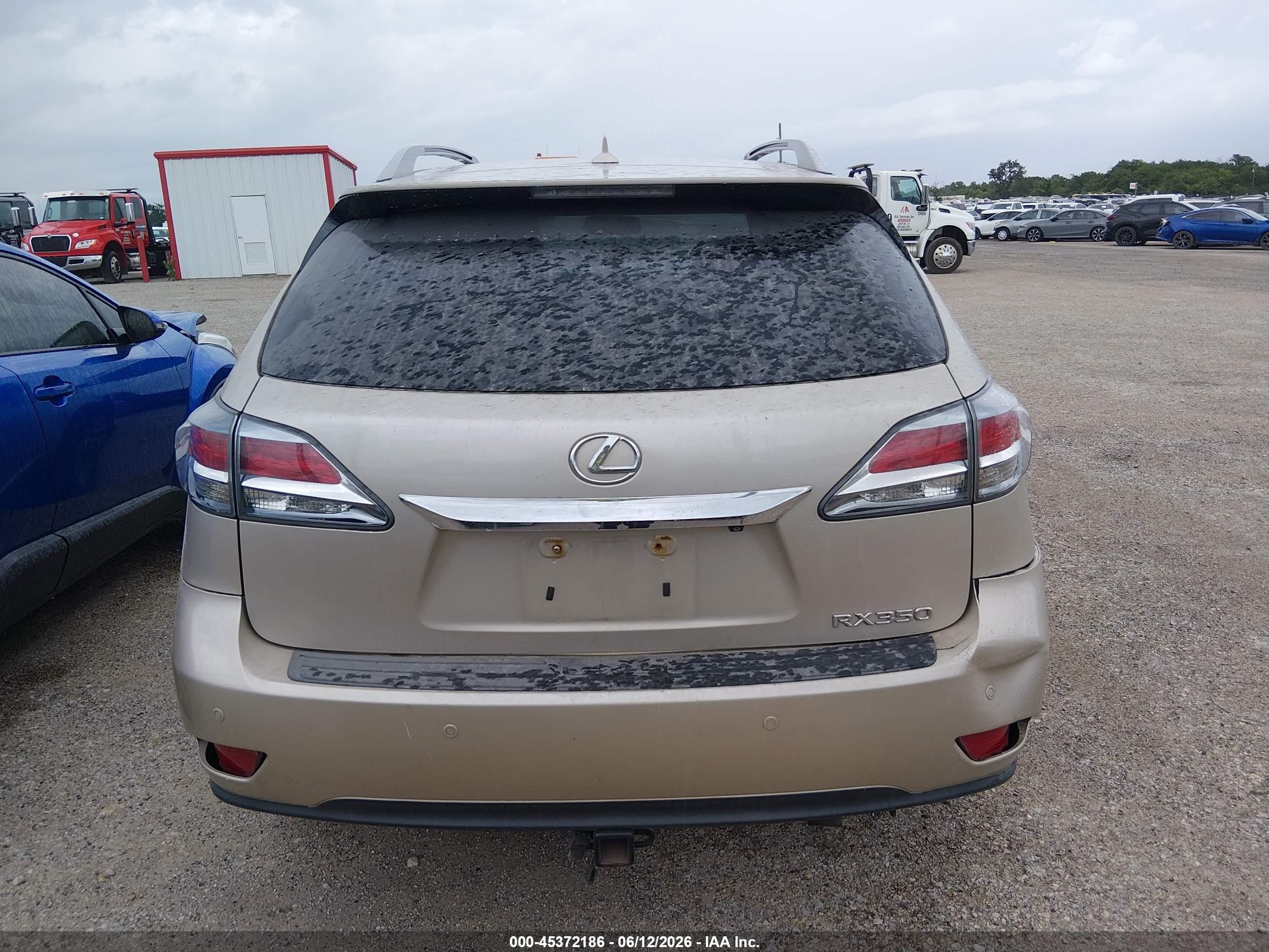 2013 Lexus Rx 350 Gold vin: 2T2BK1BA6DC211385