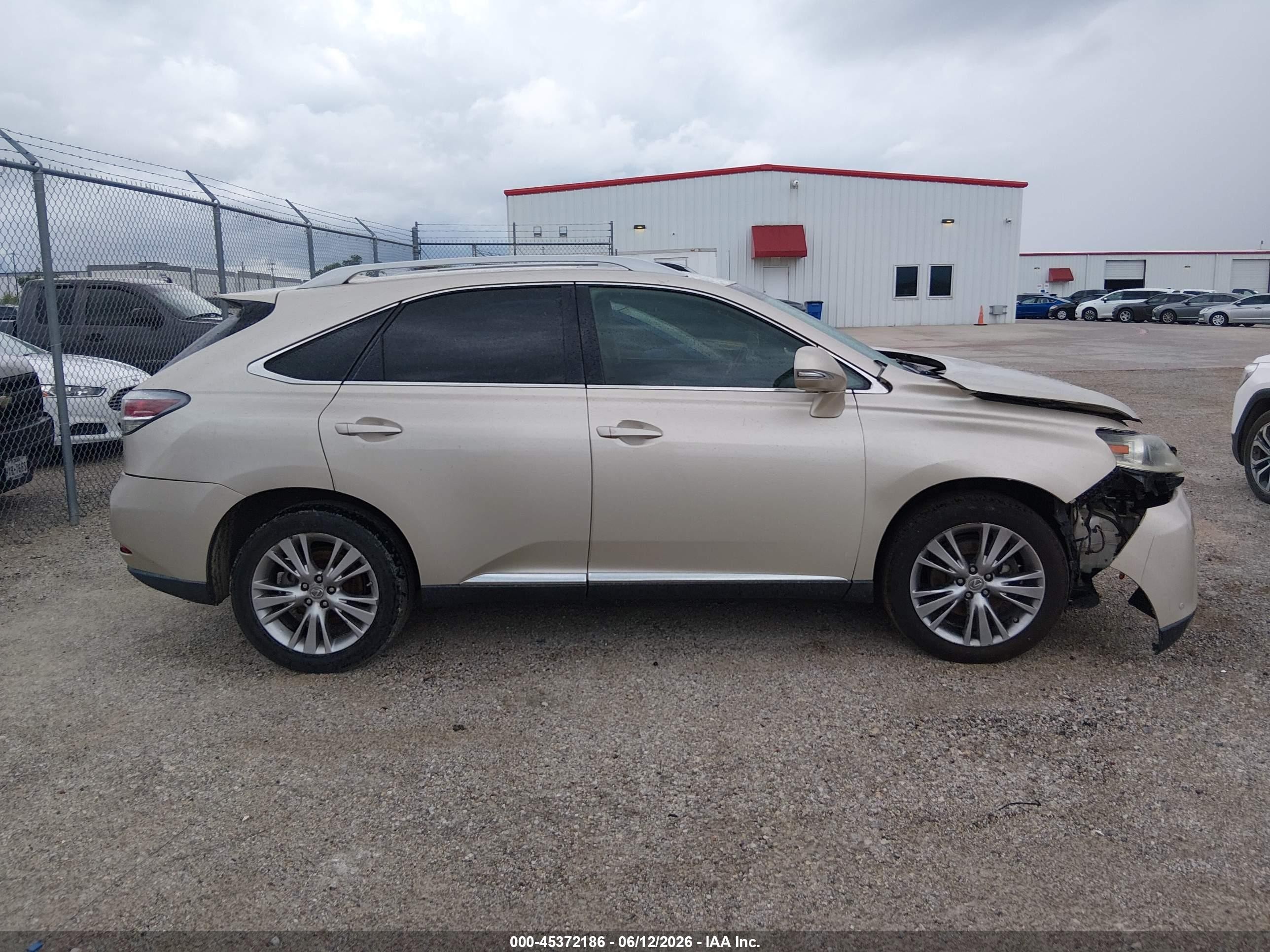 2013 Lexus Rx 350 Gold vin: 2T2BK1BA6DC211385
